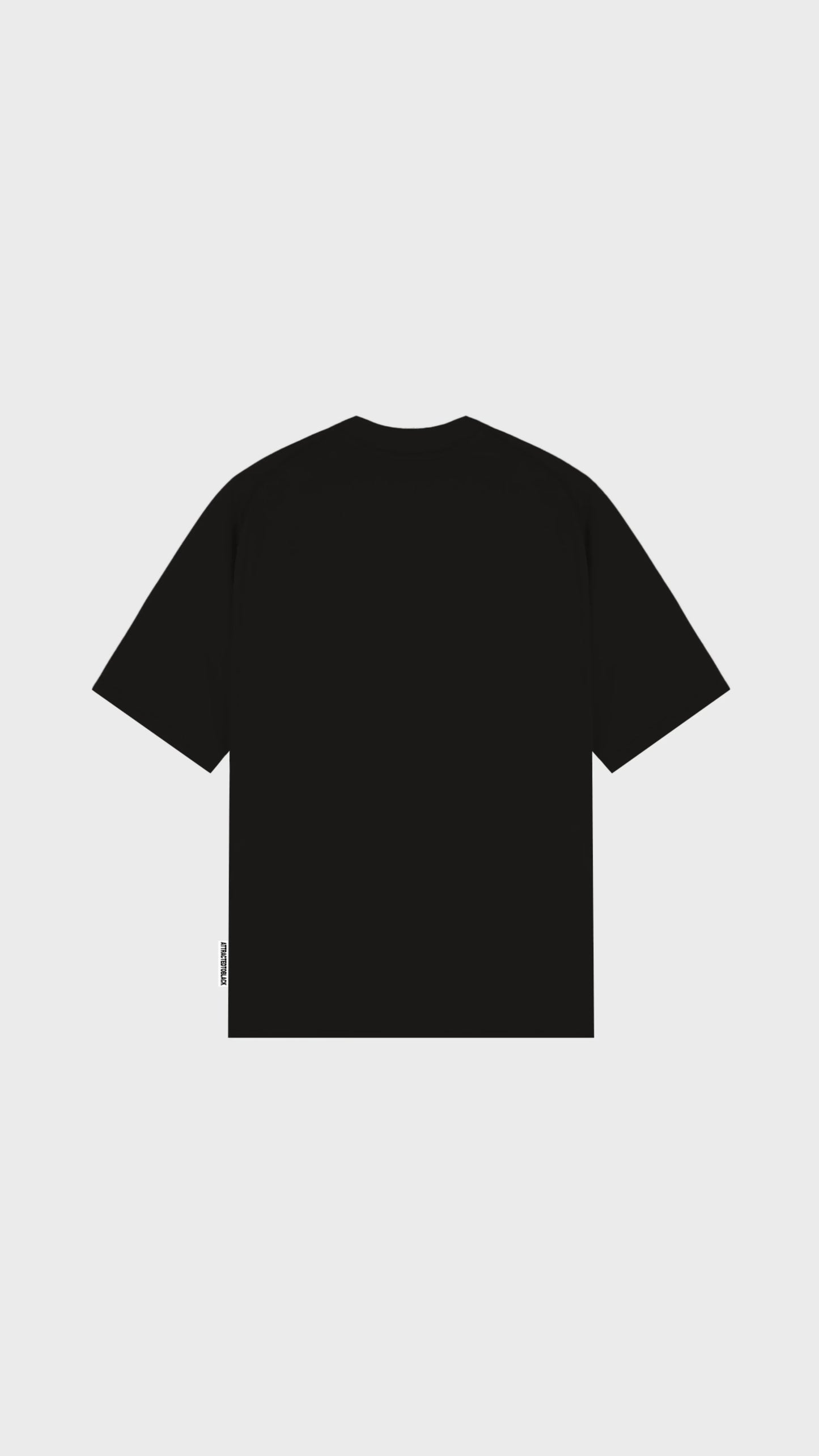The Solid Base Chest Oversized Tee - Attractedtoblack