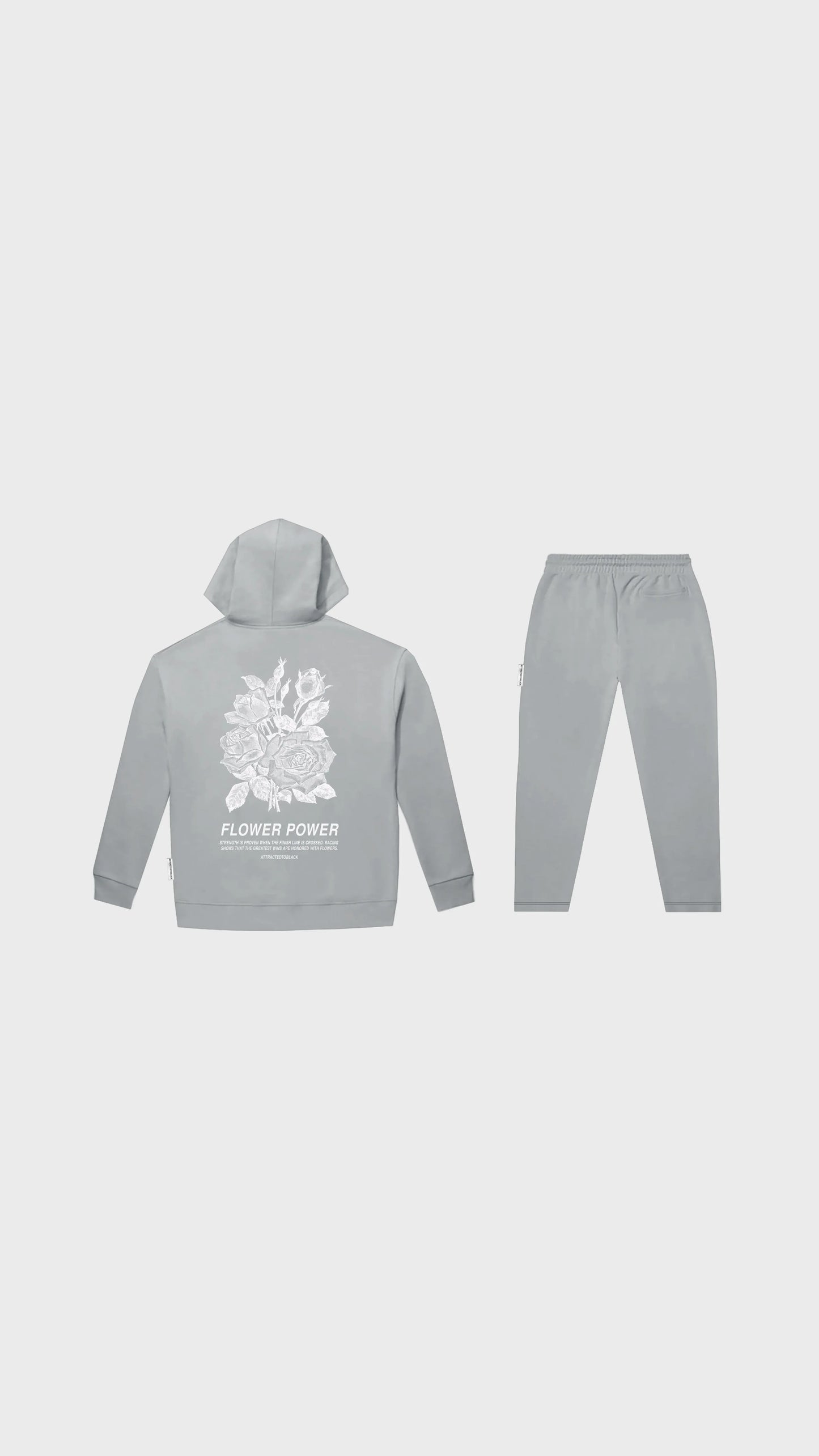 The Flower Power Tracksuit - Attractedtoblack