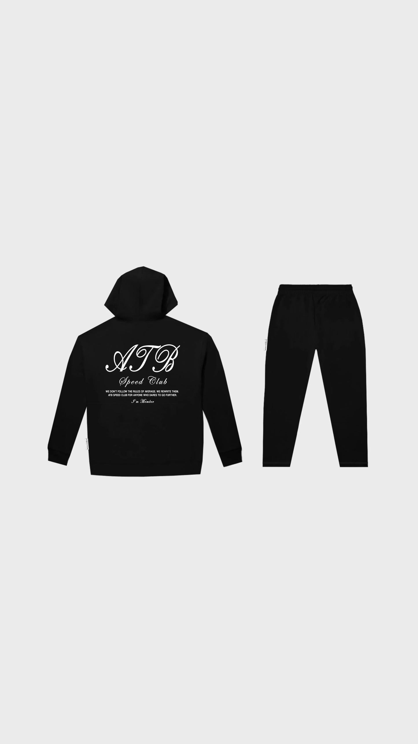 The Speed Club Tracksuit - Attractedtoblack