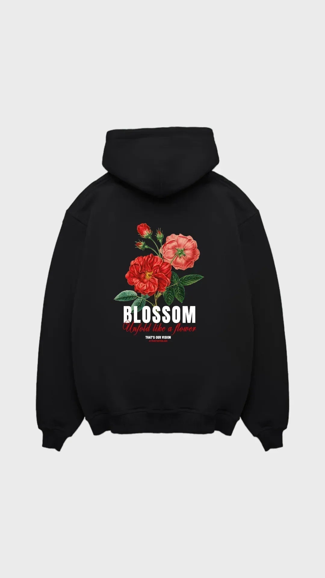 The Blossom Regular Hoodie - Attractedtoblack