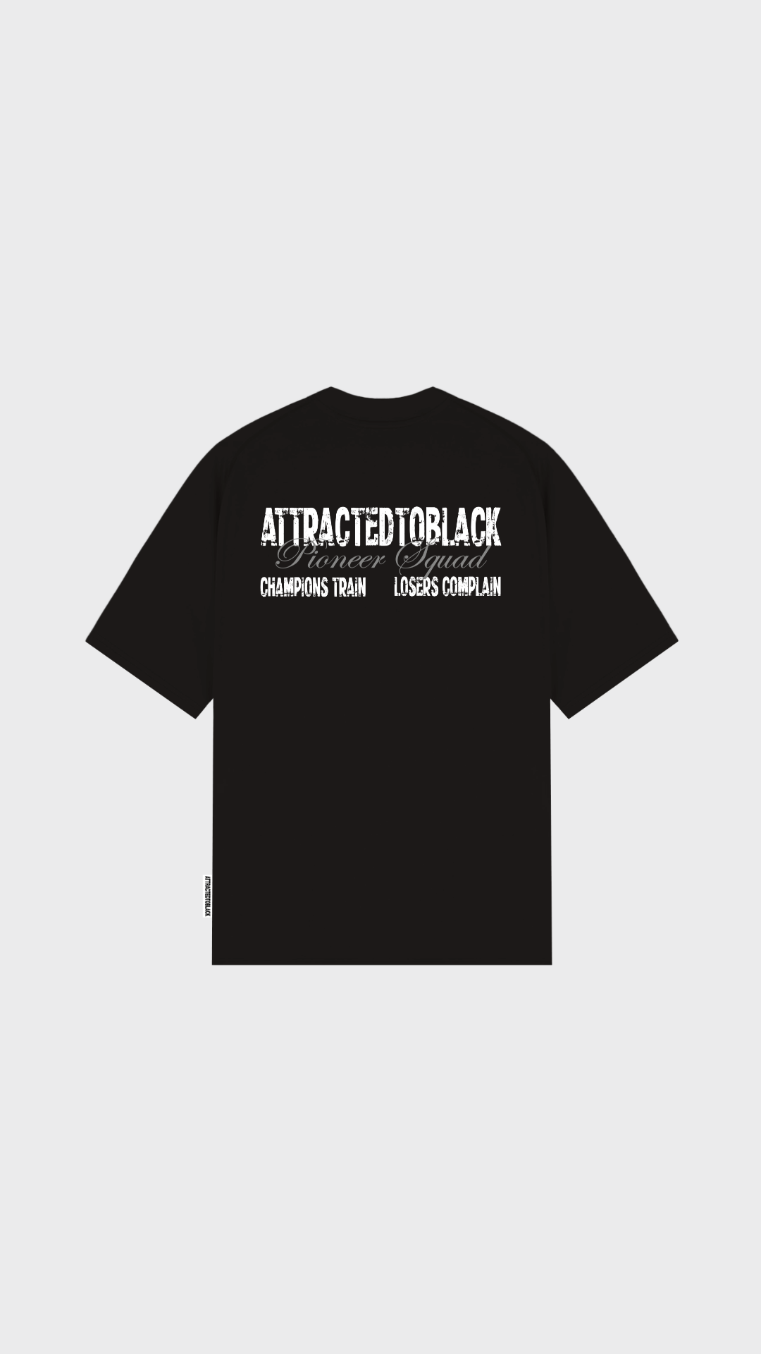 The Champions Oversized Tee - Attractedtoblack