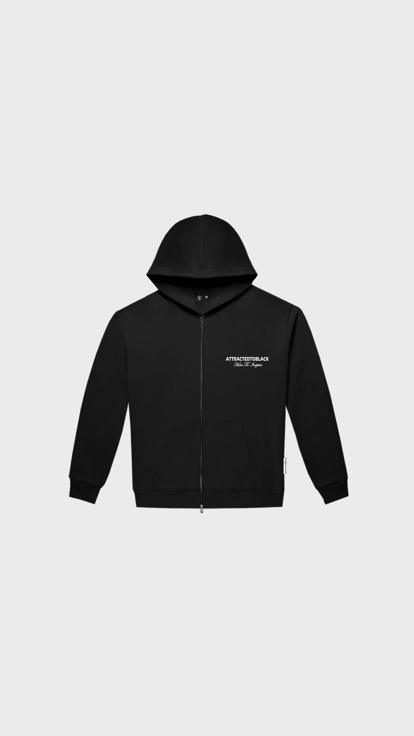 The Velocity Crew Zip Hoodie - Attractedtoblack