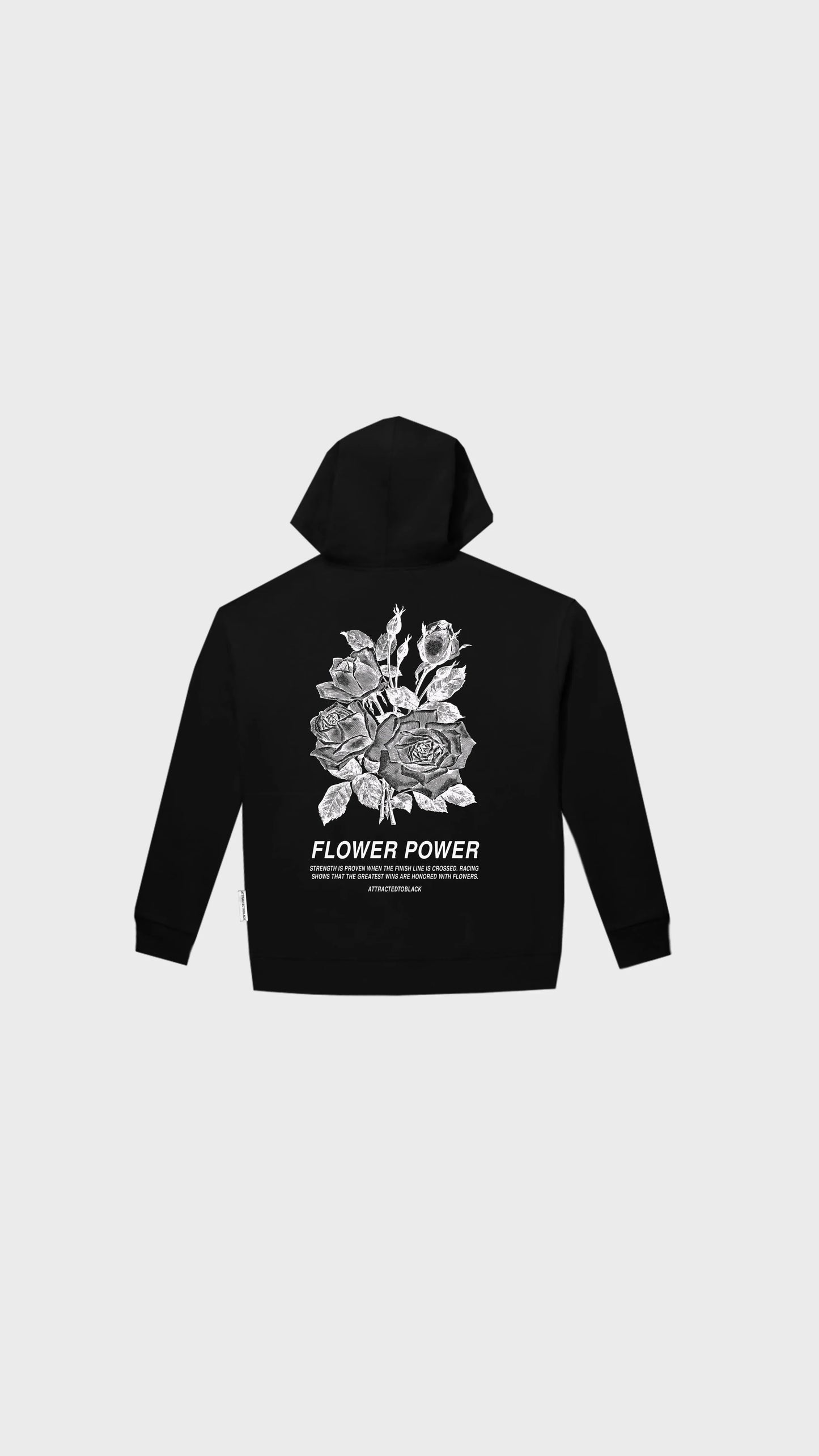The Bloom Energy Zip Hoodie - Attractedtoblack