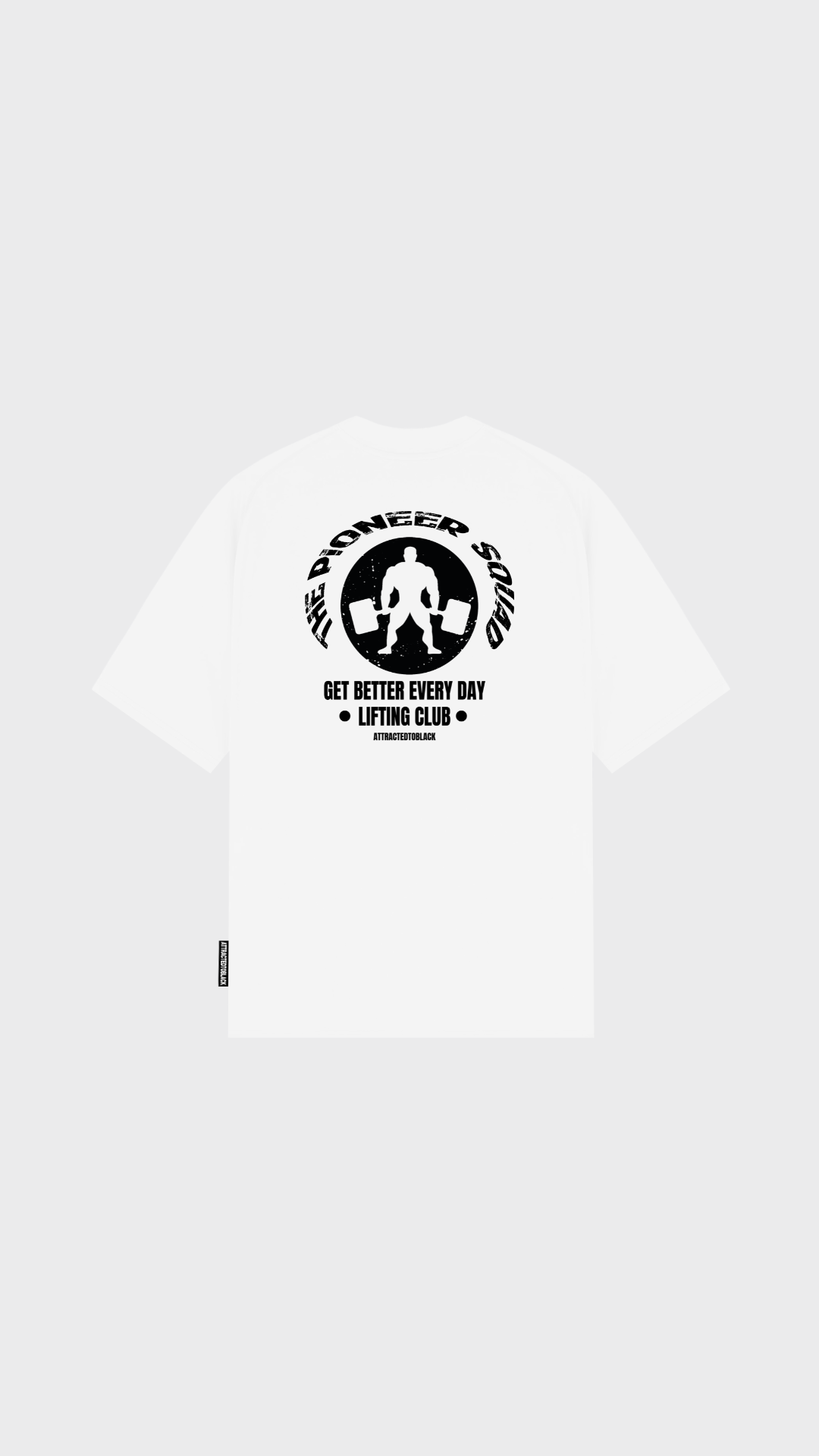 The Lifting Club Oversized Tee - Attractedtoblack