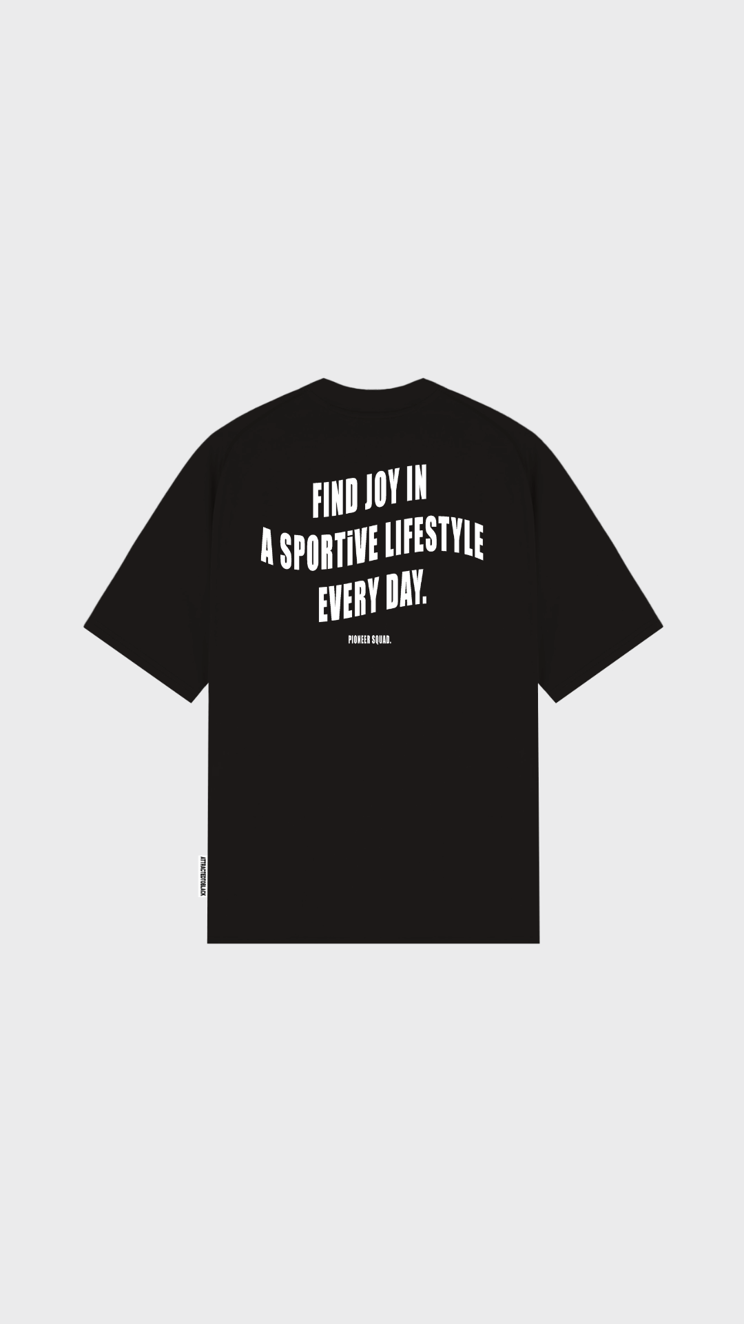 The Active Lifestyle Oversized Tee - Attractedtoblack