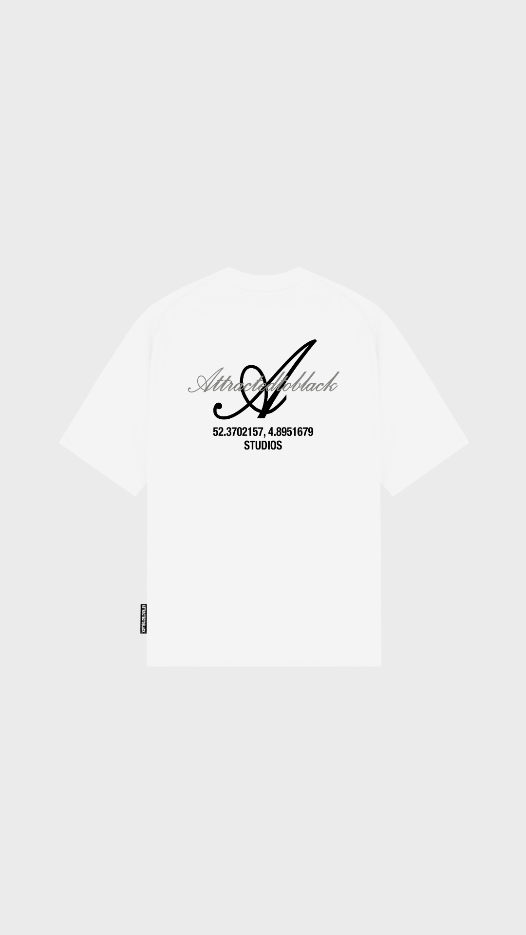 The Written Oversized Tee - Attractedtoblack