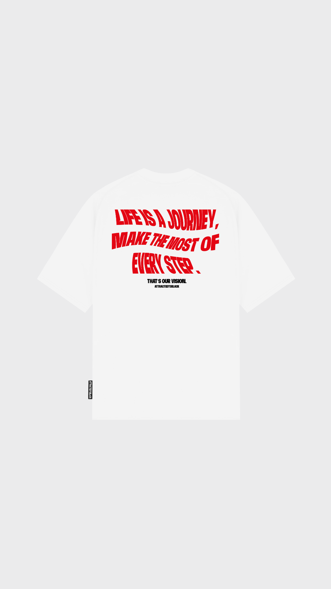 The Journey Oversized Tee - Attractedtoblack