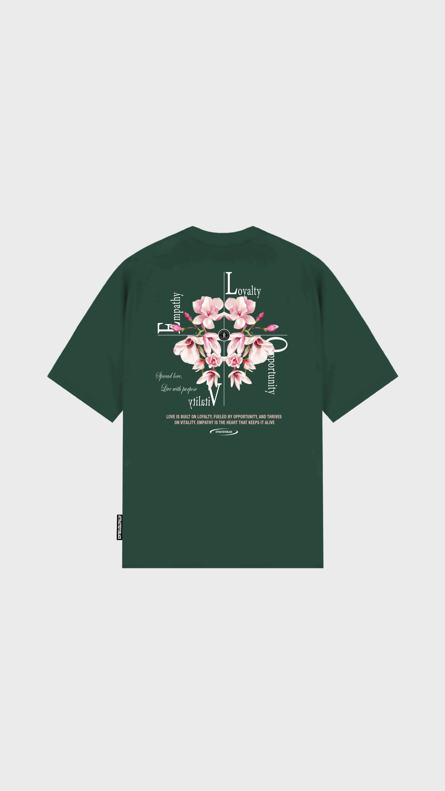 La camiseta extragrande Heartfelt