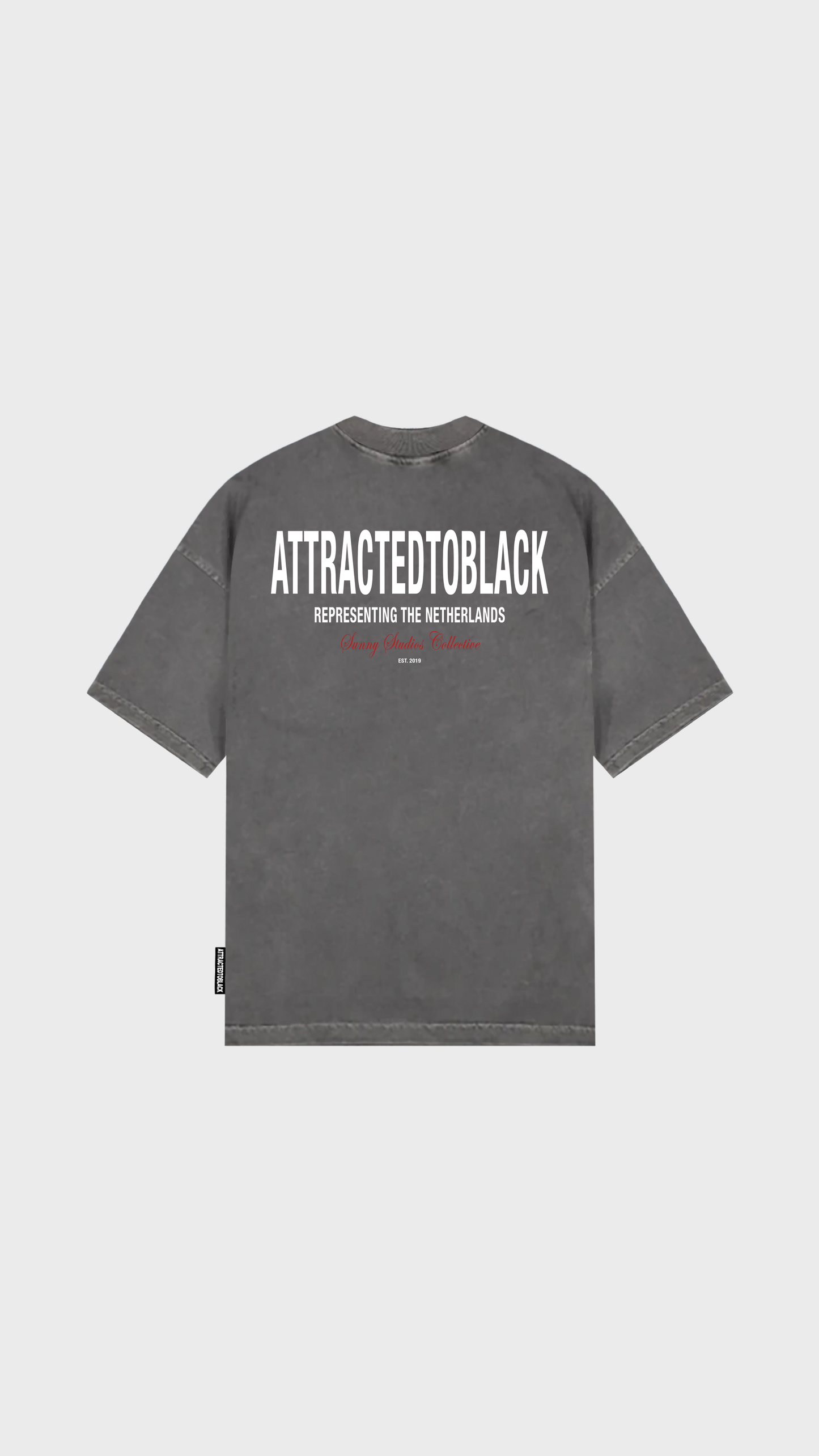 La camiseta de gran tamaño con declaración