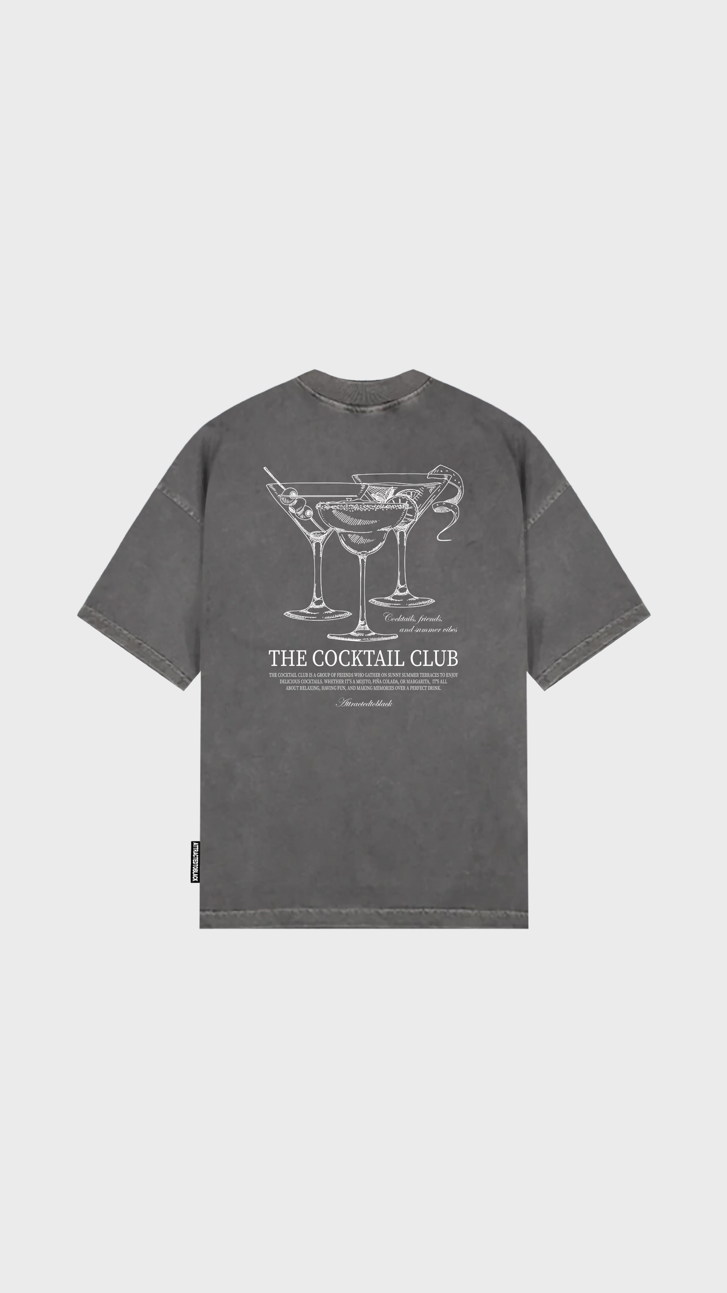 Camiseta extragrande The Cocktail Club