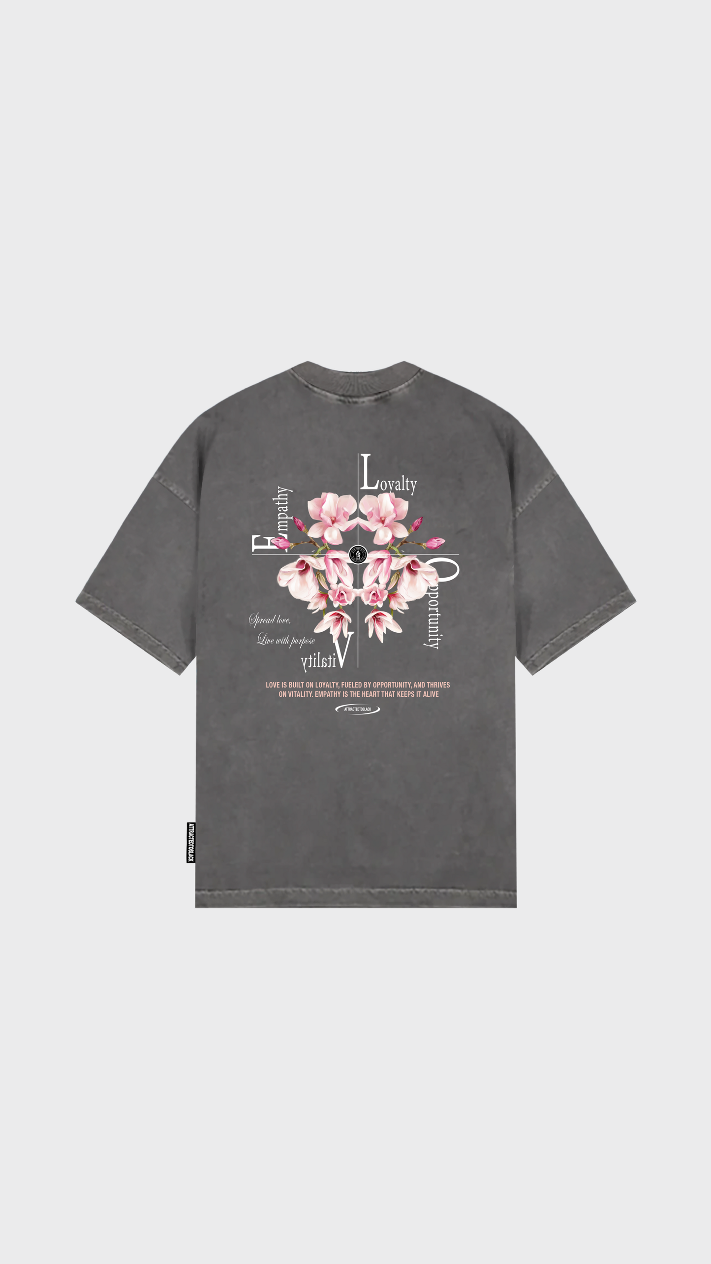 La camiseta extragrande Heartfelt