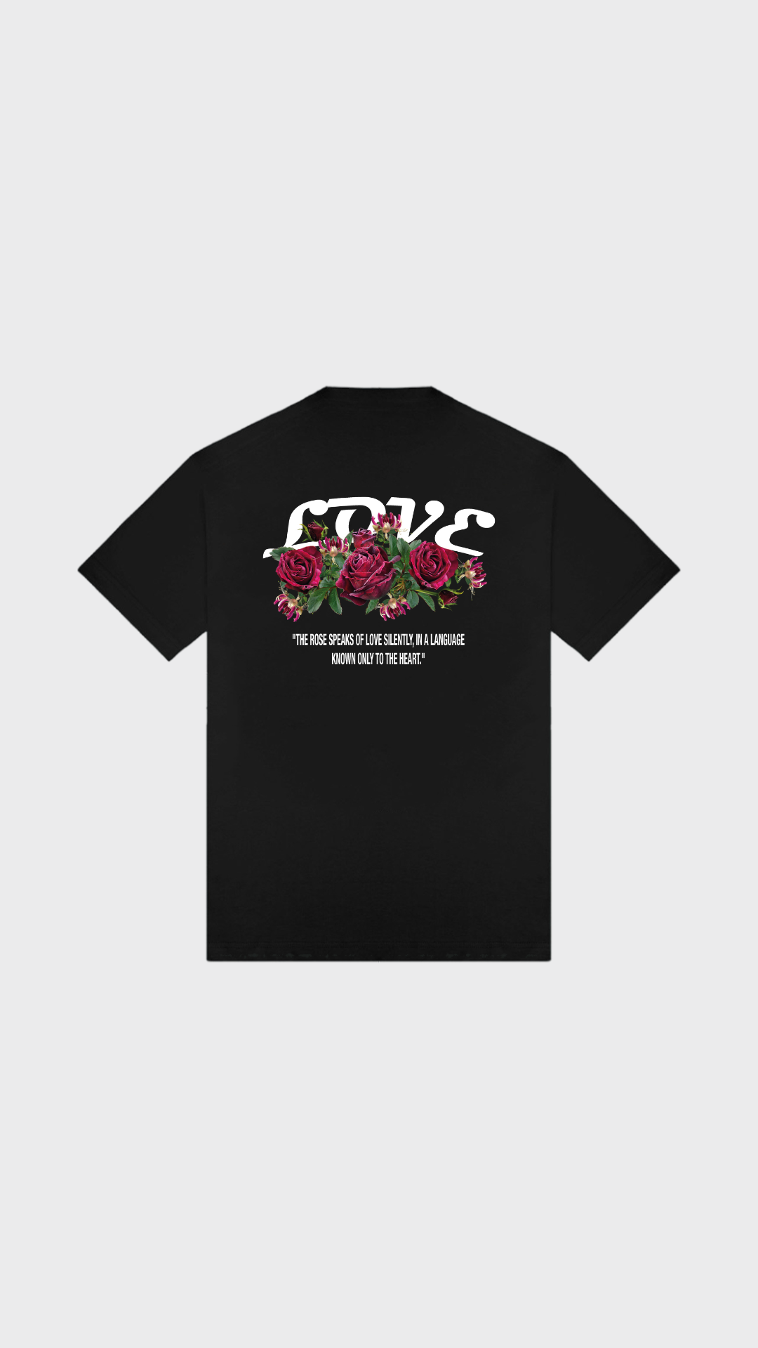 The Heart's Rose Code Tee - Attractedtoblack