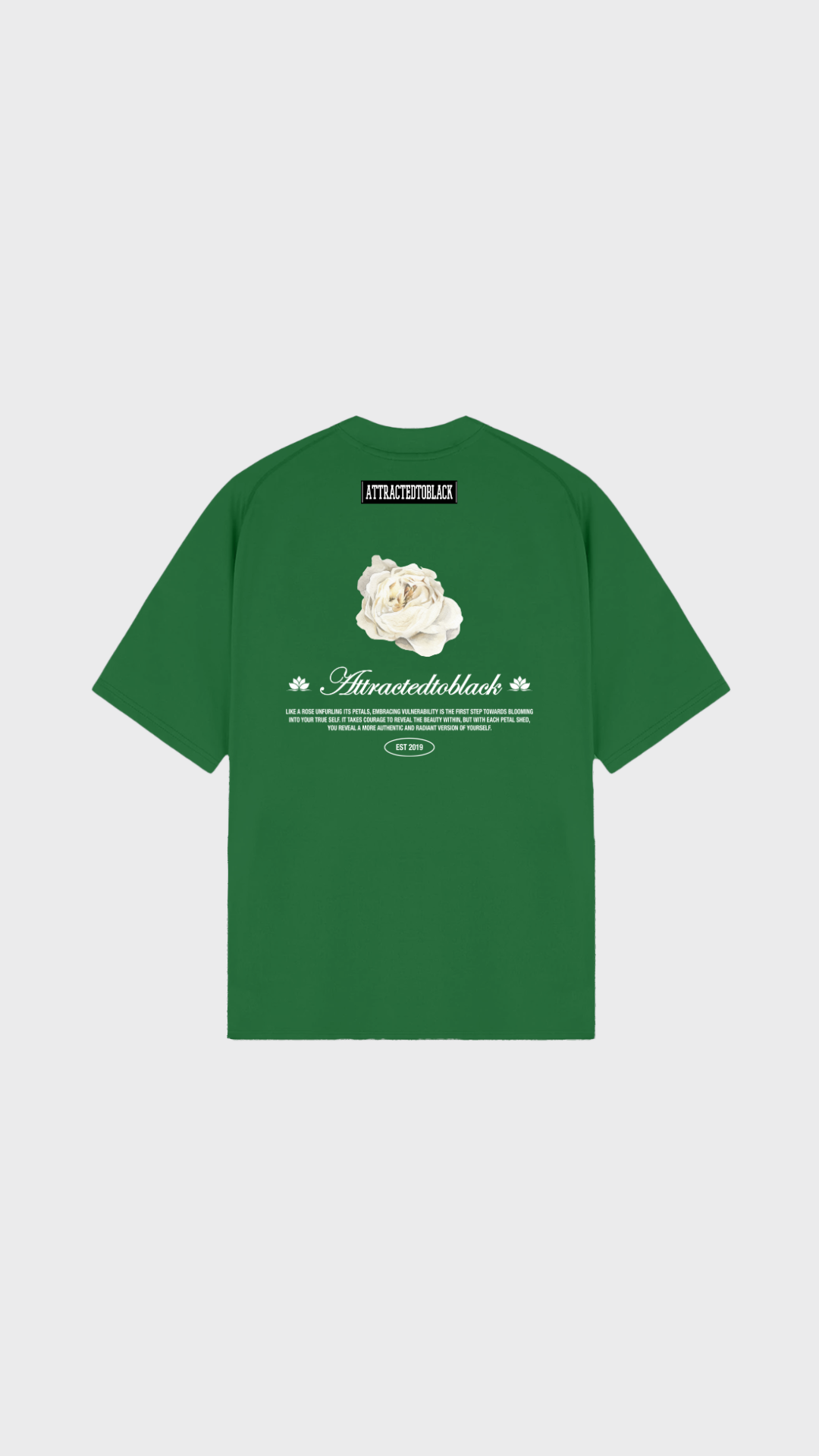 The Unfurling Oversized Tee - Attractedtoblack