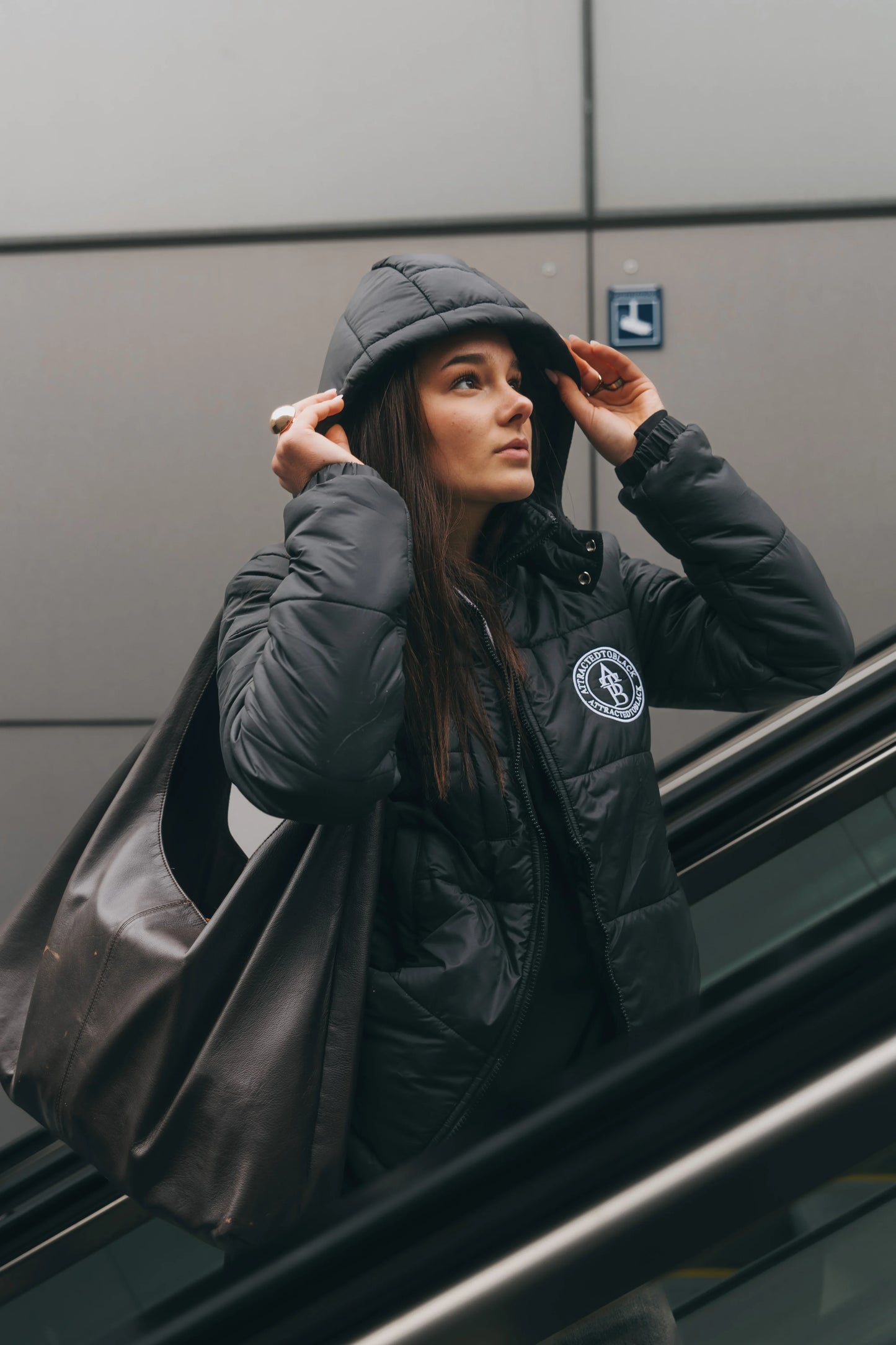 The Frosty Light Puffer jacket - Attractedtoblack