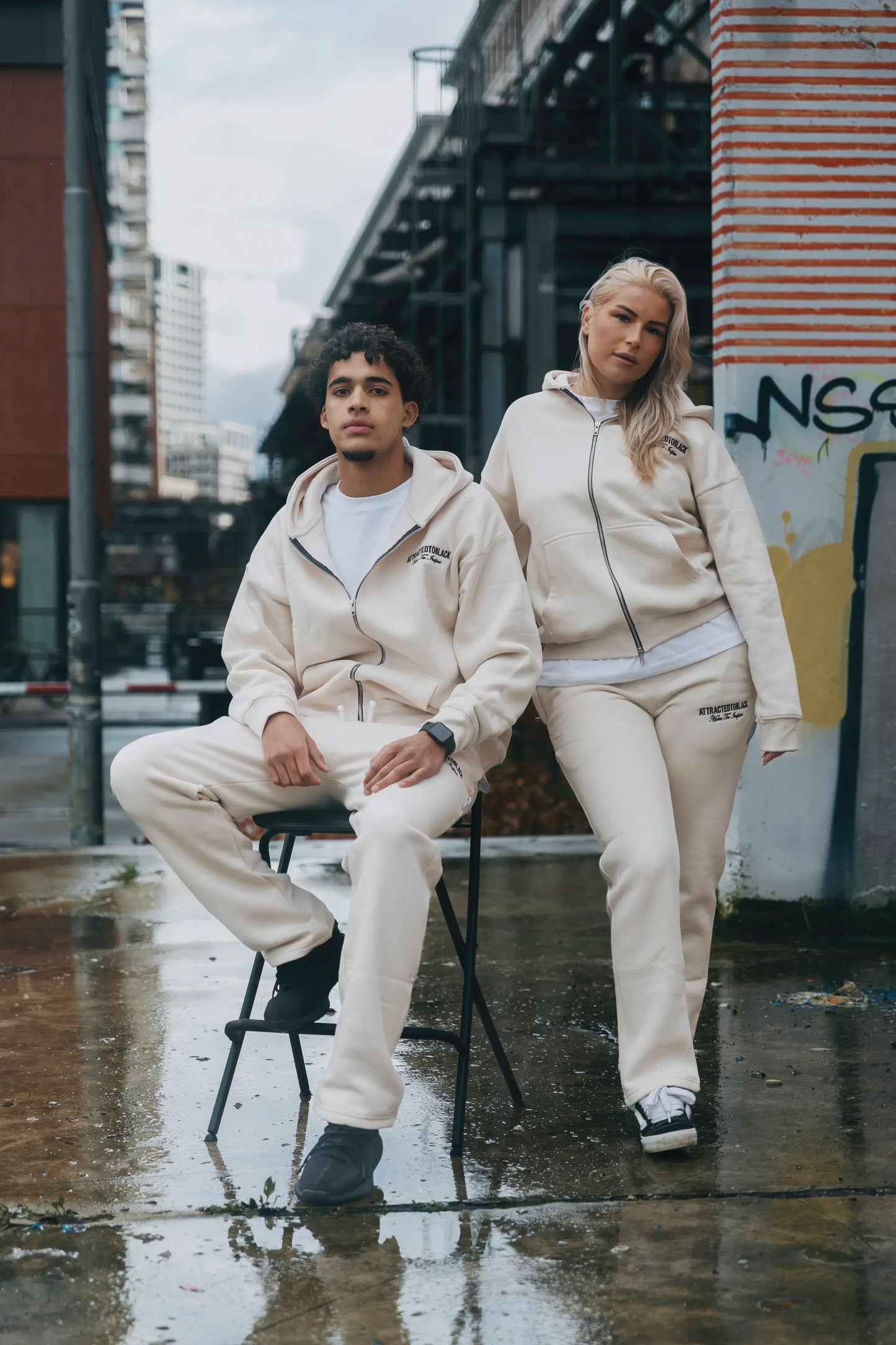 The Gatherers Zip Hoodie - Attractedtoblack
