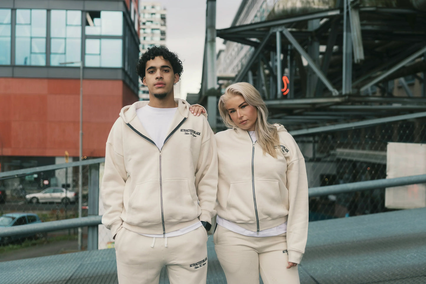 The Inspire Zip Hoodie - Attractedtoblack