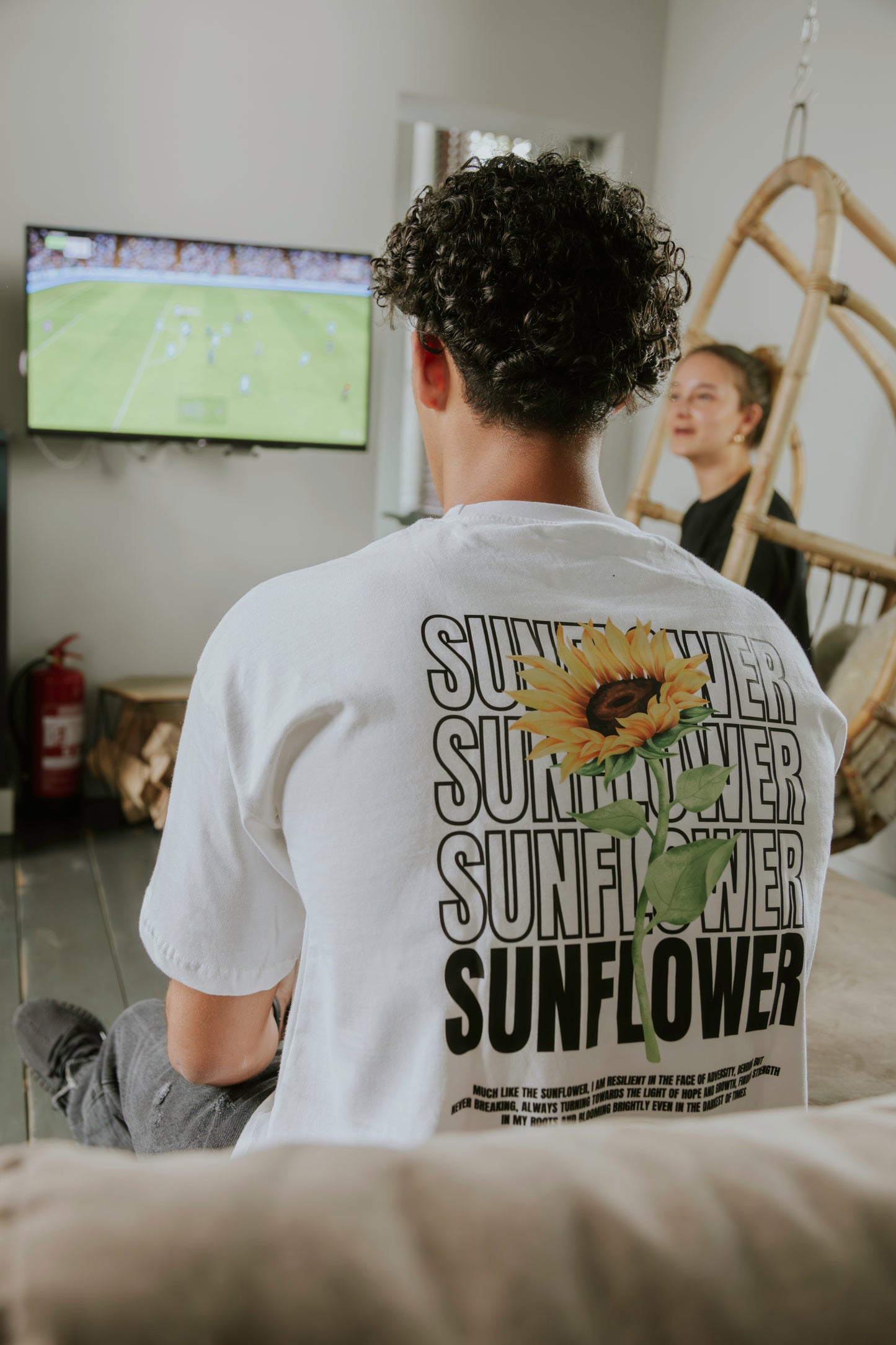 The Sunflower Oversized Tee - Attractedtoblack