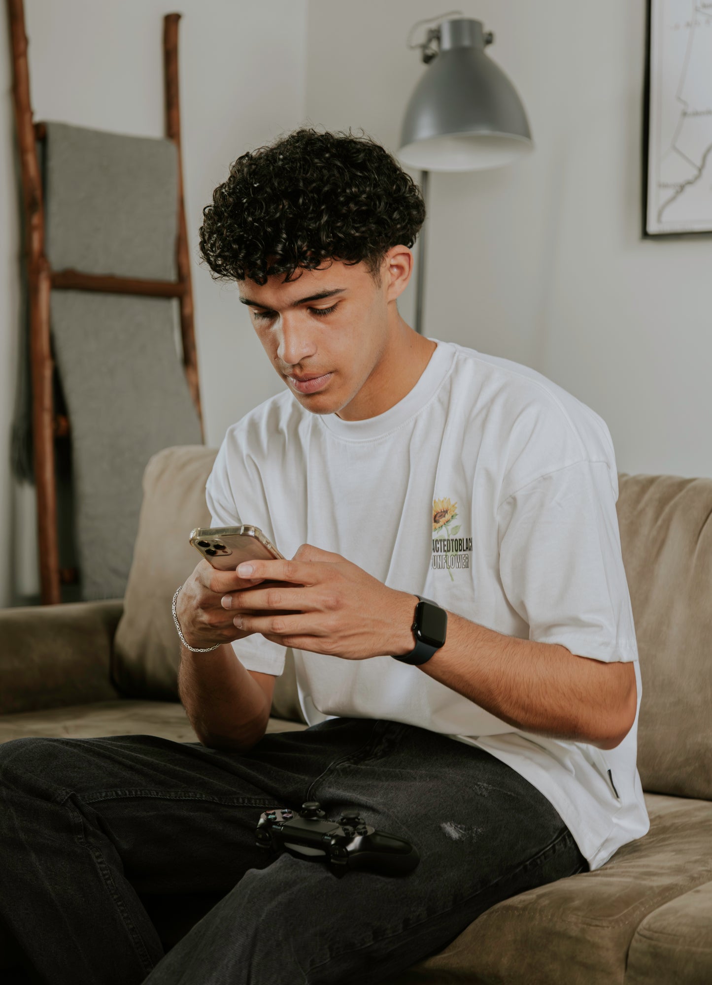 The Sunflower Oversized Tee - Attractedtoblack