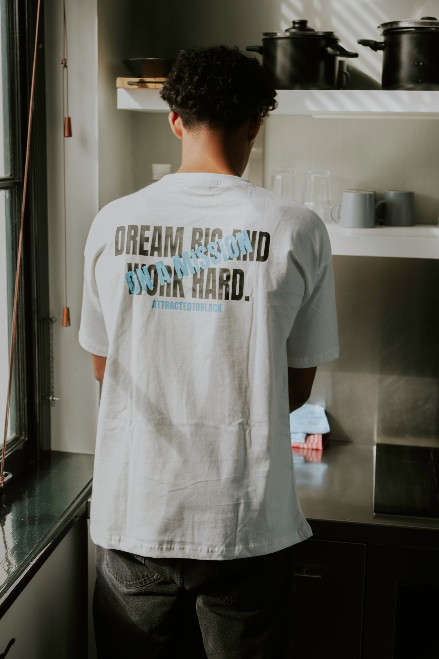 The Worker Oversized Tee - Attractedtoblack