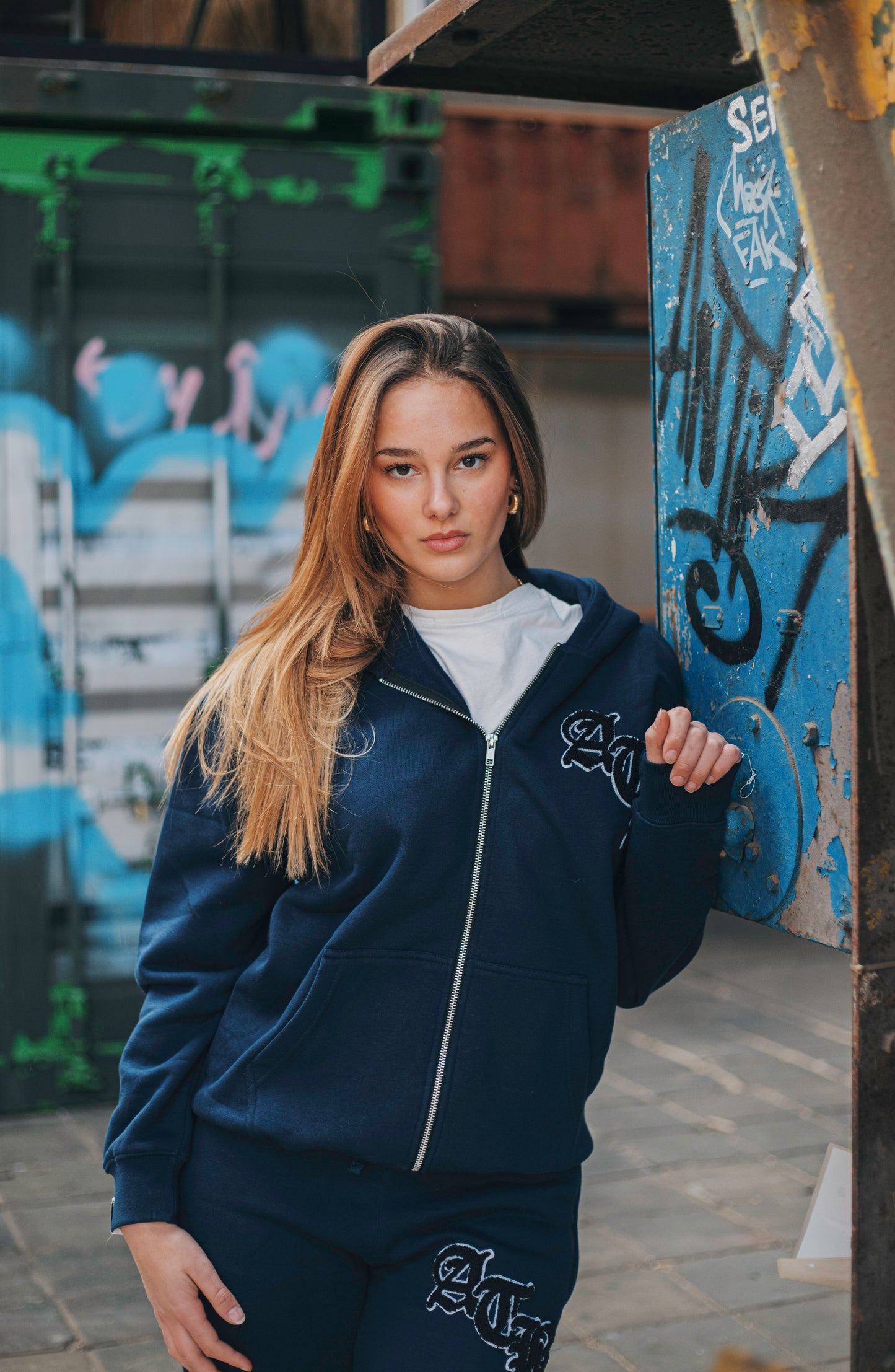 The Movers Zip Hoodie - Attractedtoblack