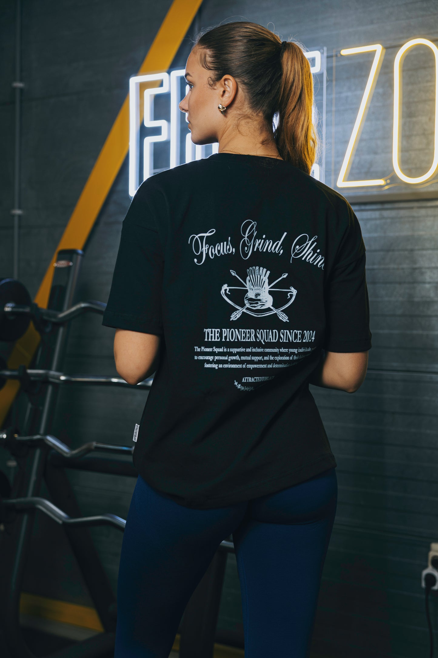 The Hustle Oversized Tee - Attractedtoblack