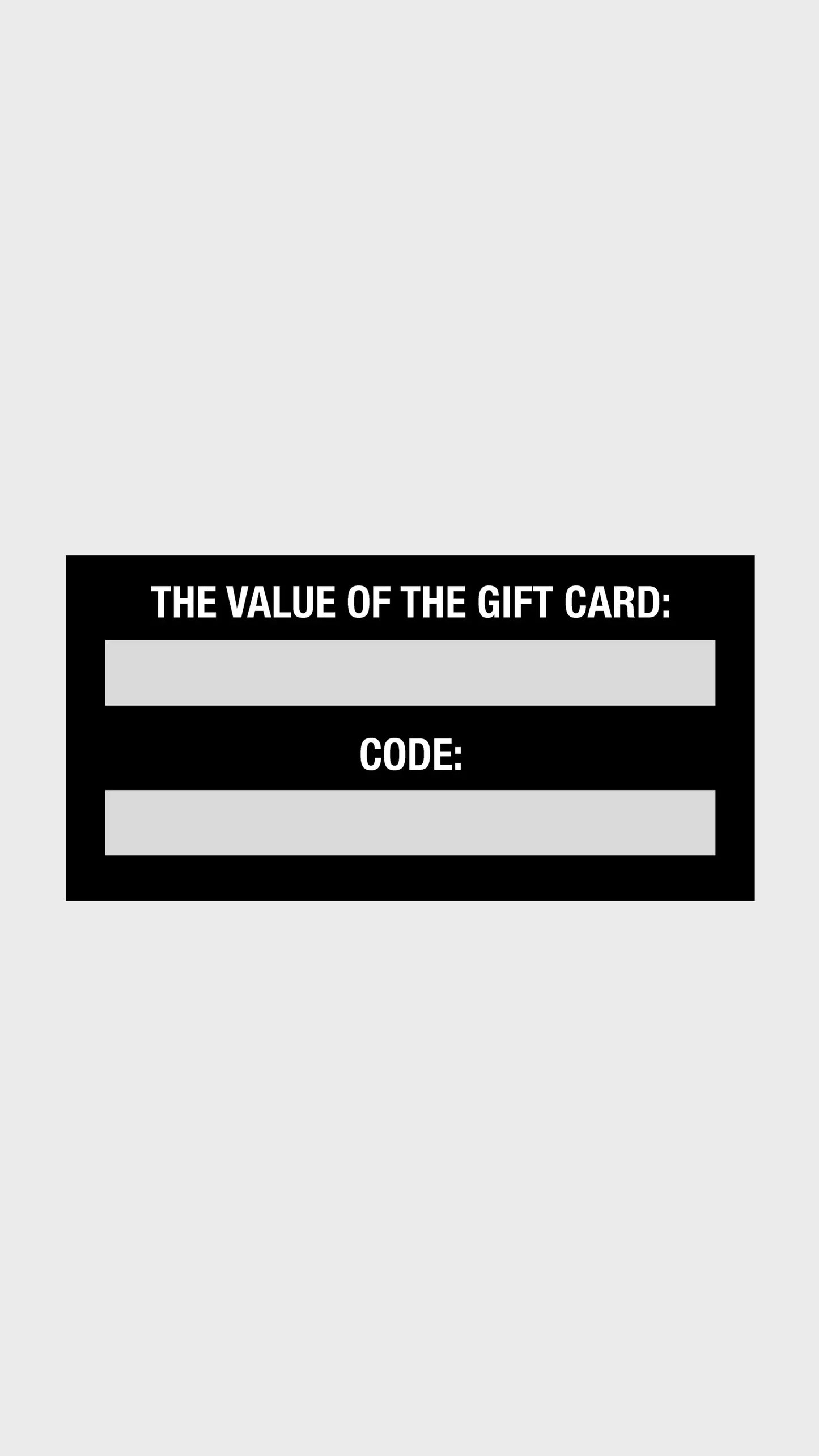 Attractedtoblack Gift card - Attractedtoblack