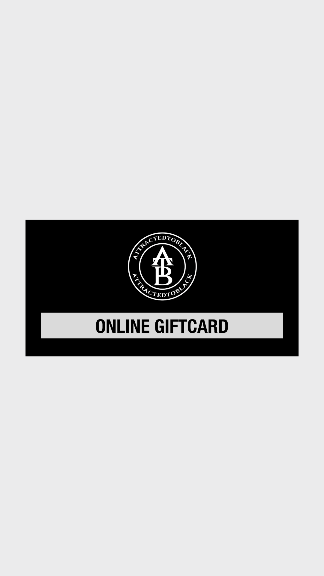 Attracted to Black Gift Card