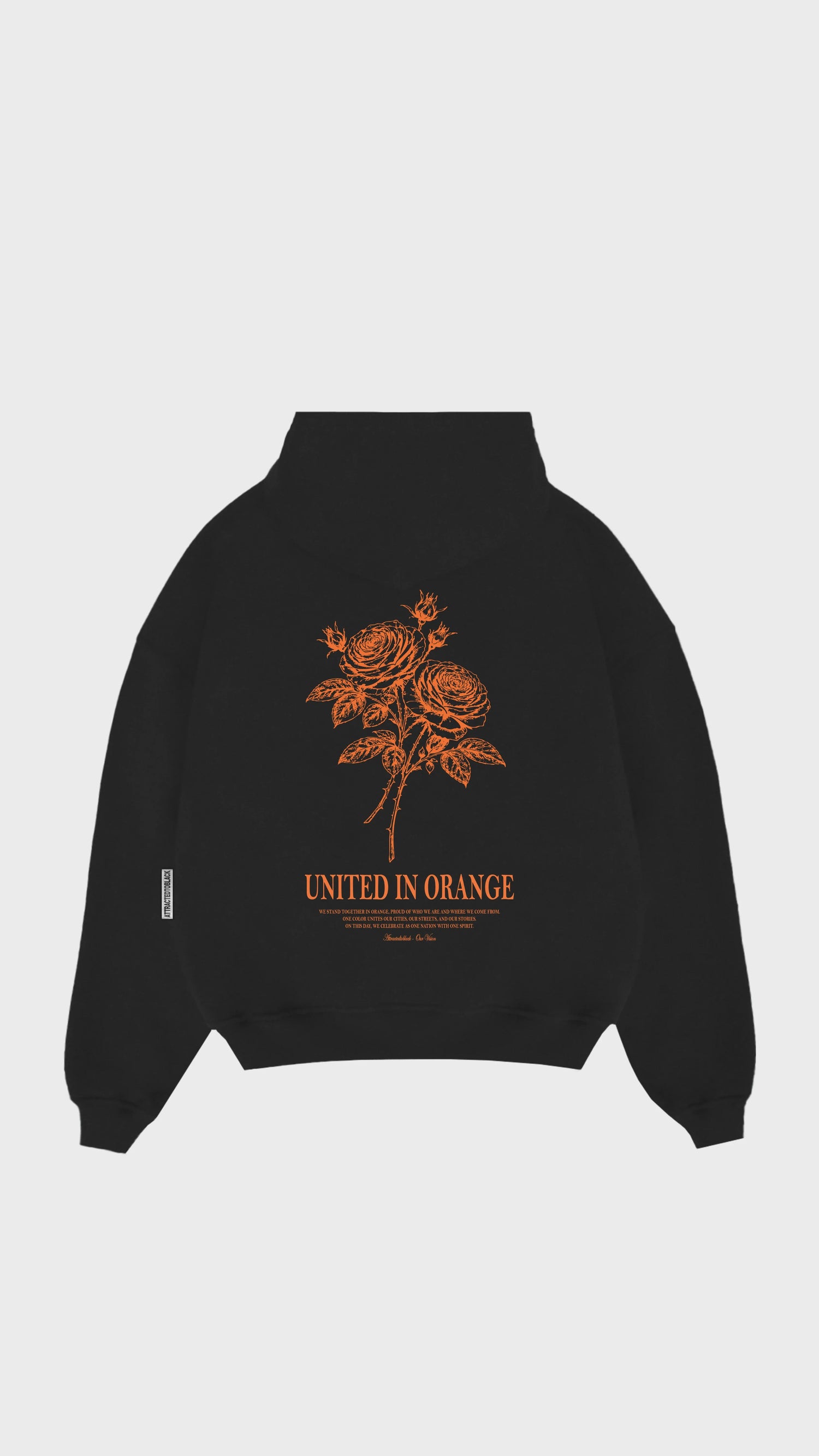 The In Orange Oversized Hoodie