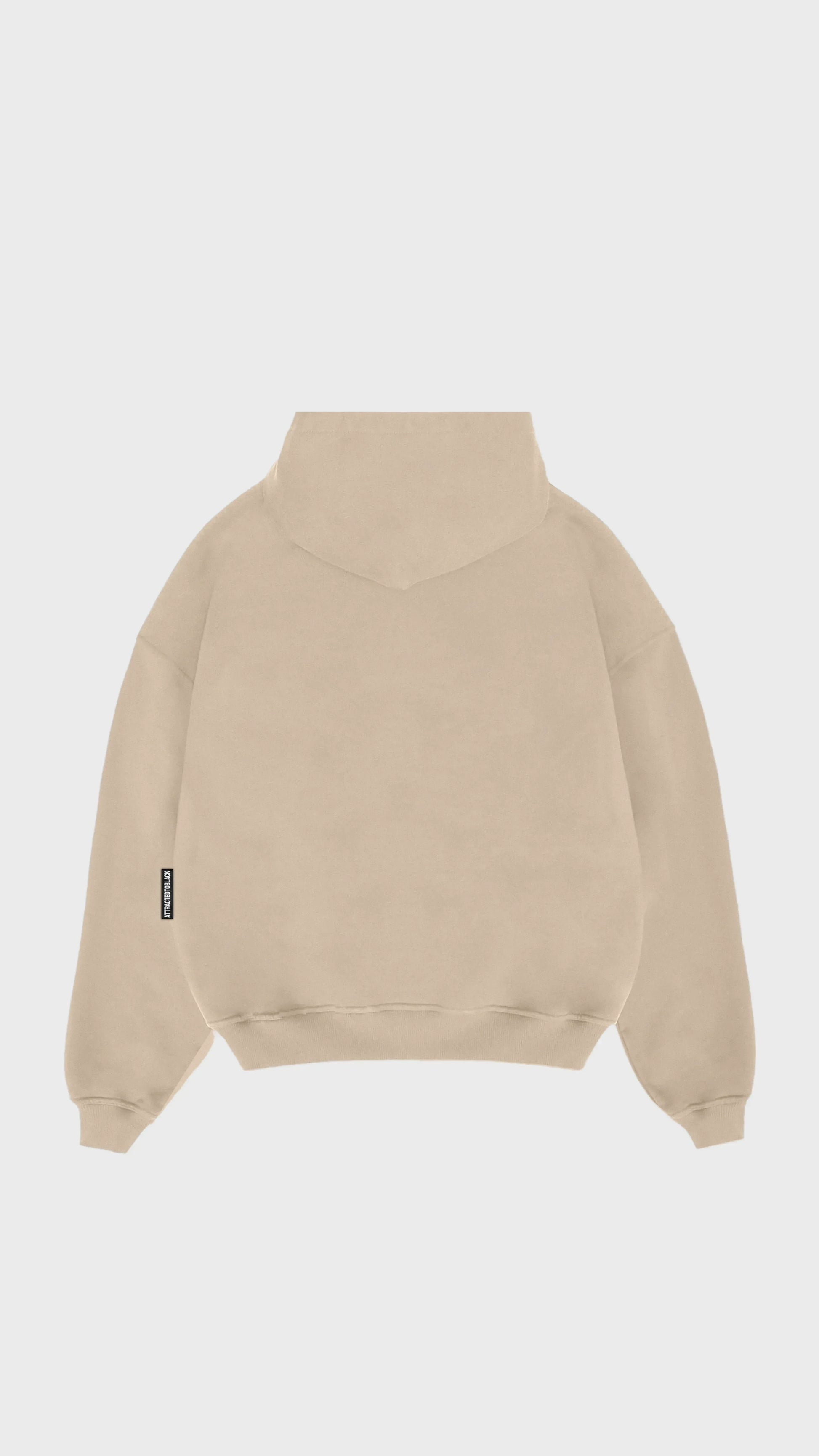 The Solid Base Chest Hoodie - Attractedtoblack