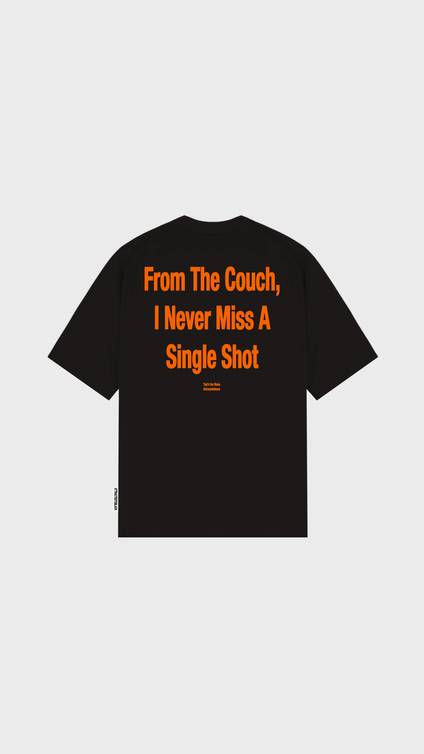 The Couch Oversized Tee - Attractedtoblack