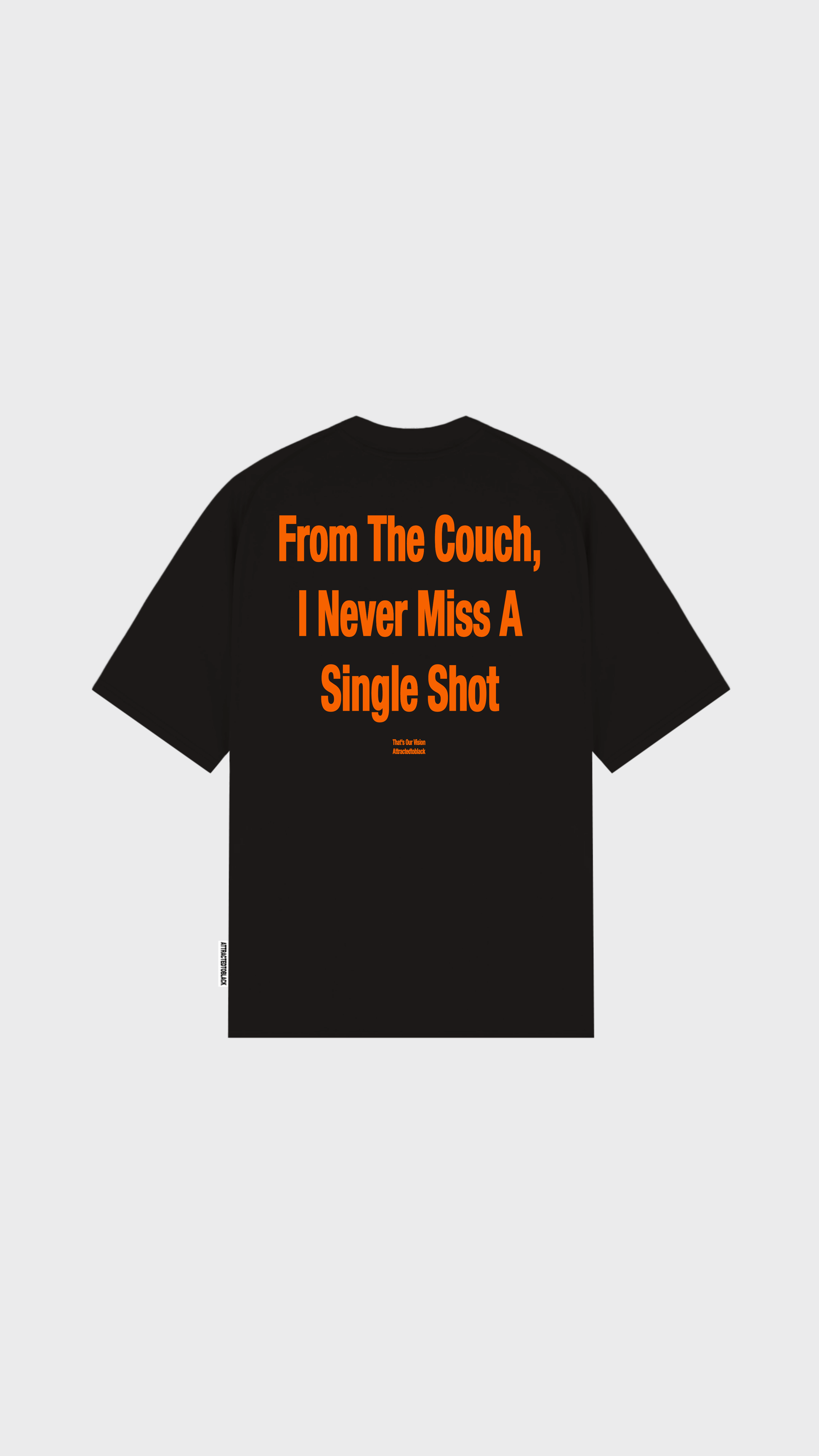 The Couch Oversized Tee - Attractedtoblack