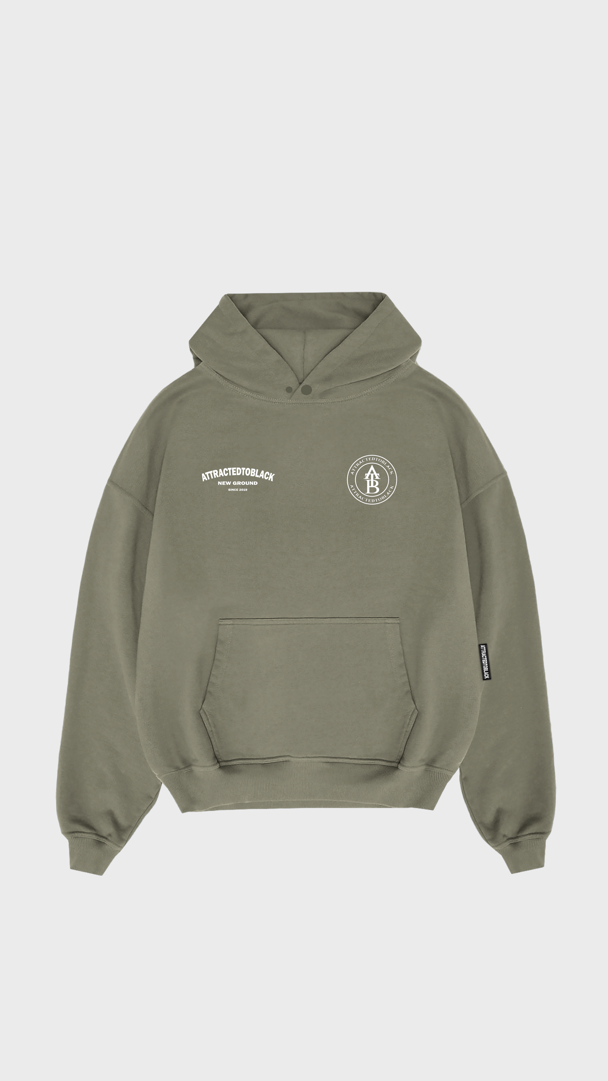 The New Ground Curve Hoodie - Attractedtoblack