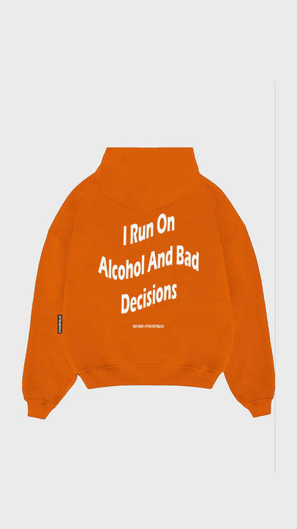 The Run Oversized Hoodie - Attractedtoblack