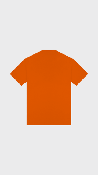 The In Orange Scripted Tee