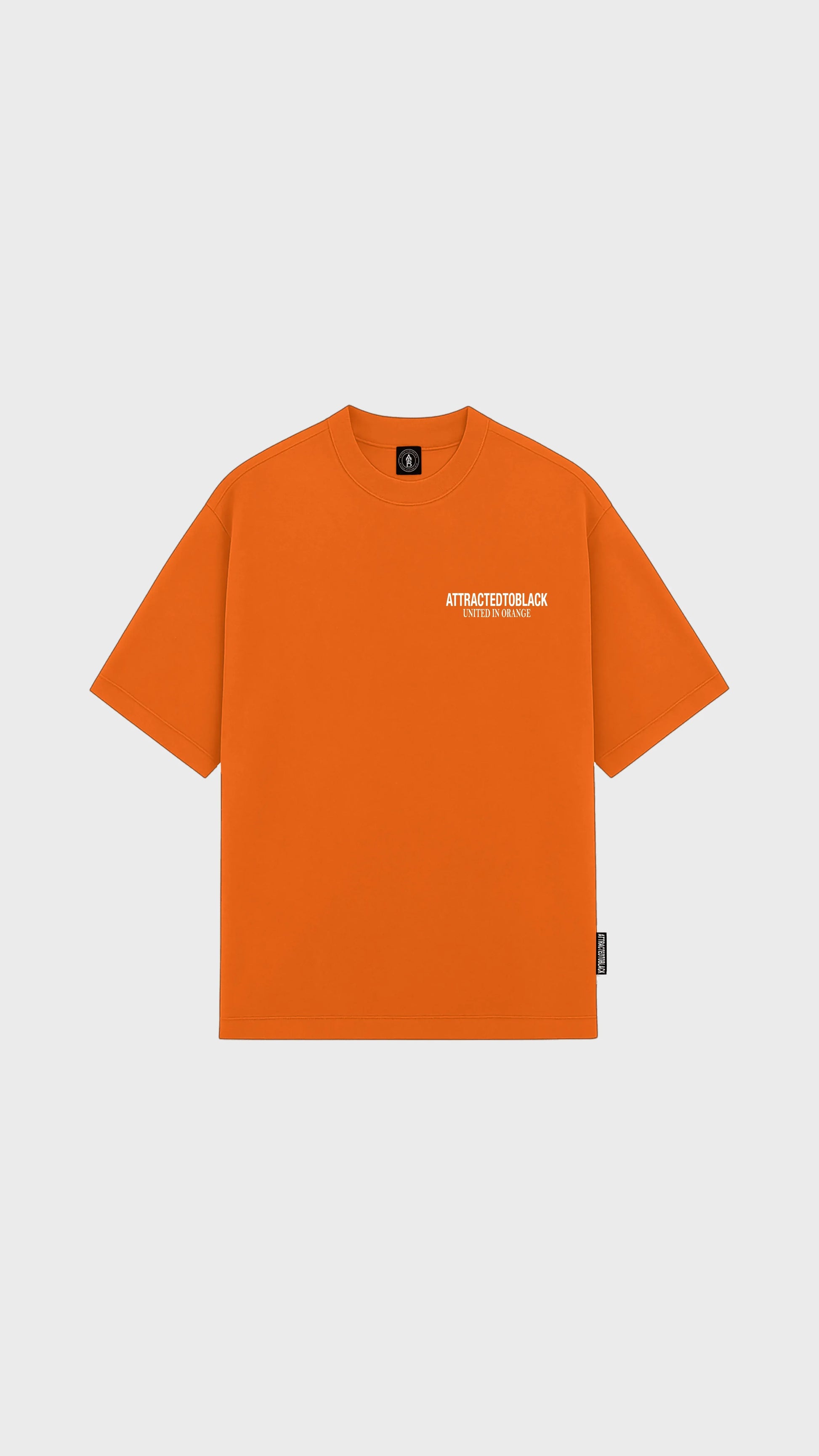 The In Orange Oversized Tee - Attractedtoblack