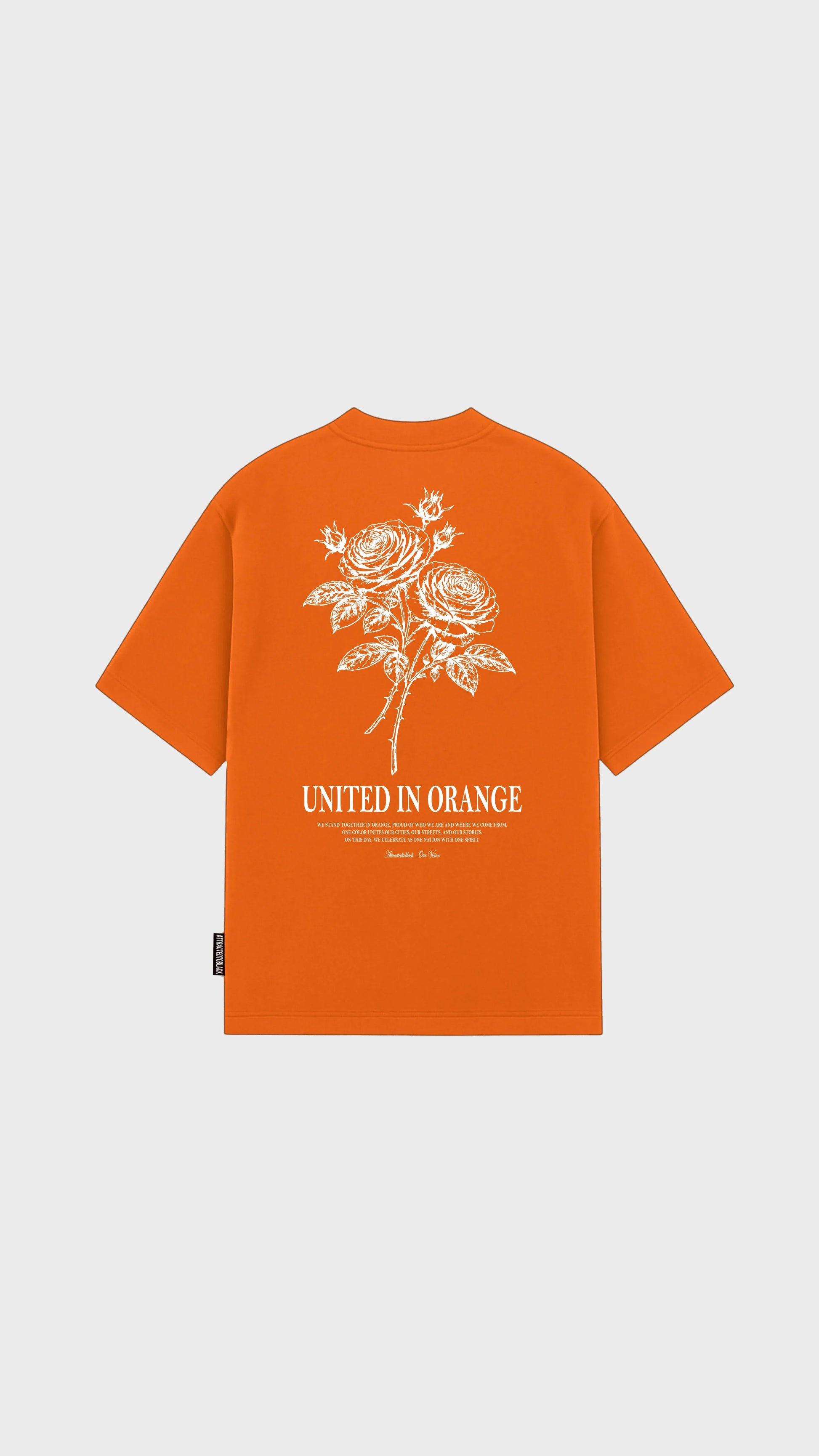 The In Orange Oversized Tee - Attractedtoblack