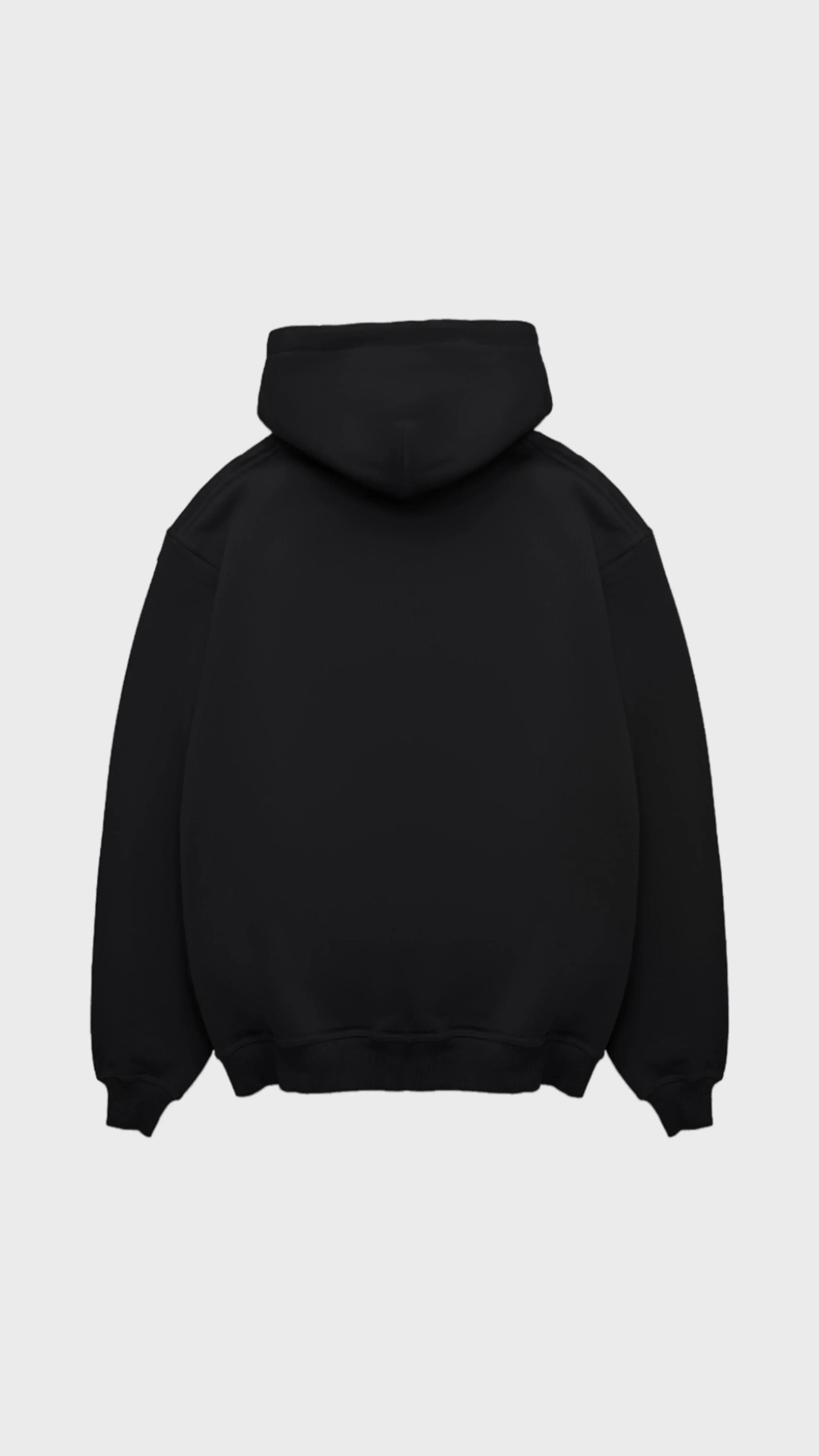 The Ground Chest Regular Hoodie - Attractedtoblack