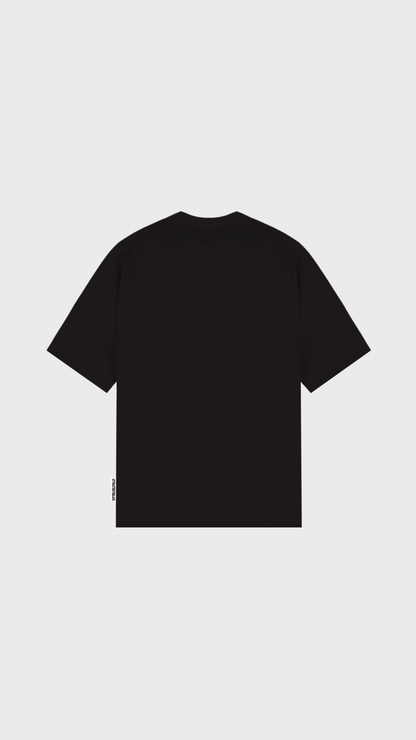 The In Orange Scripted Oversized Tee - Attractedtoblack
