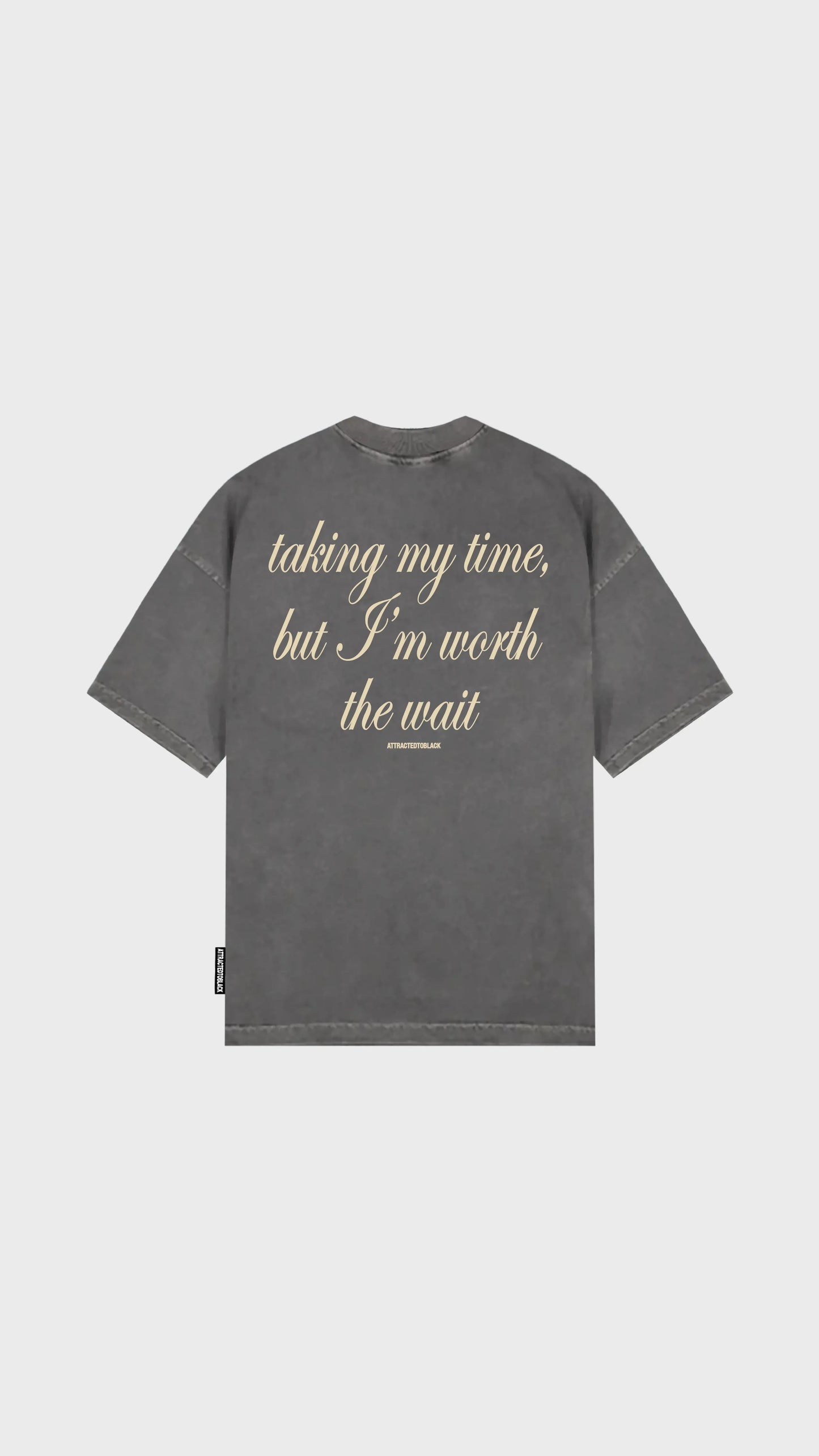 The Worth Oversized Tee - Attractedtoblack