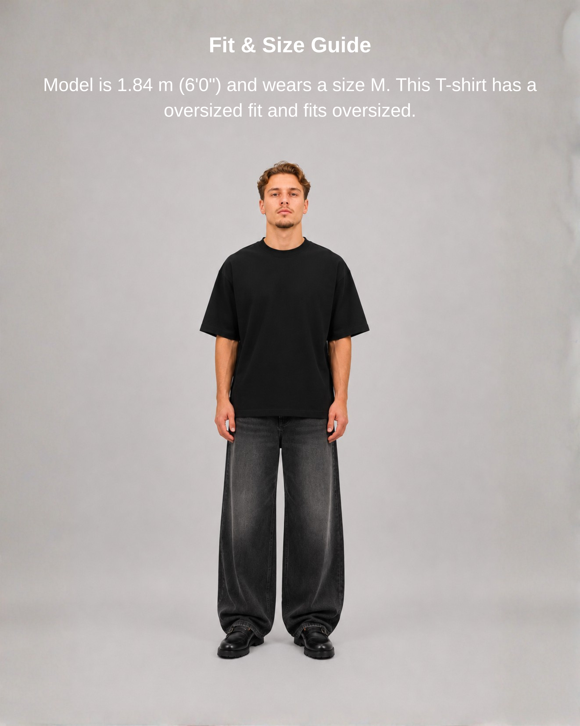The Written Oversized Tee - Attractedtoblack