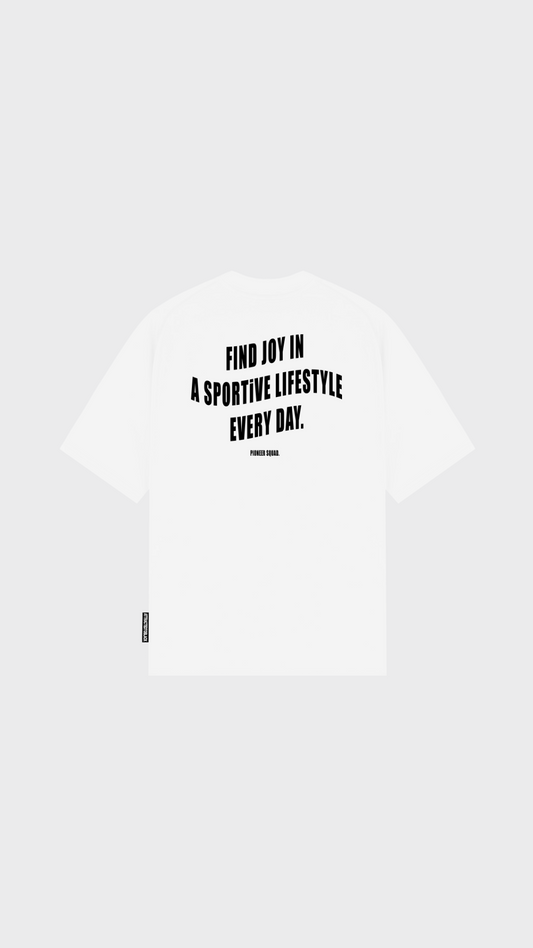The Sportive Lifestyle Oversized Tee - Attractedtoblack