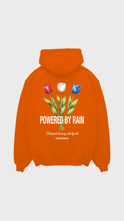 The Powered By Regular Hoodie - Attractedtoblack