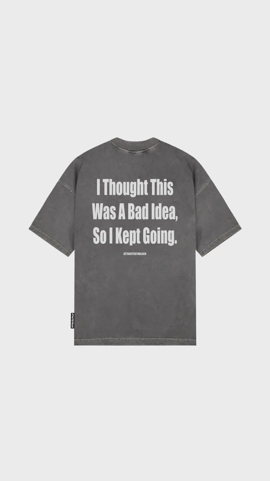 The Wrong Choice Oversized Tee - Attractedtoblack