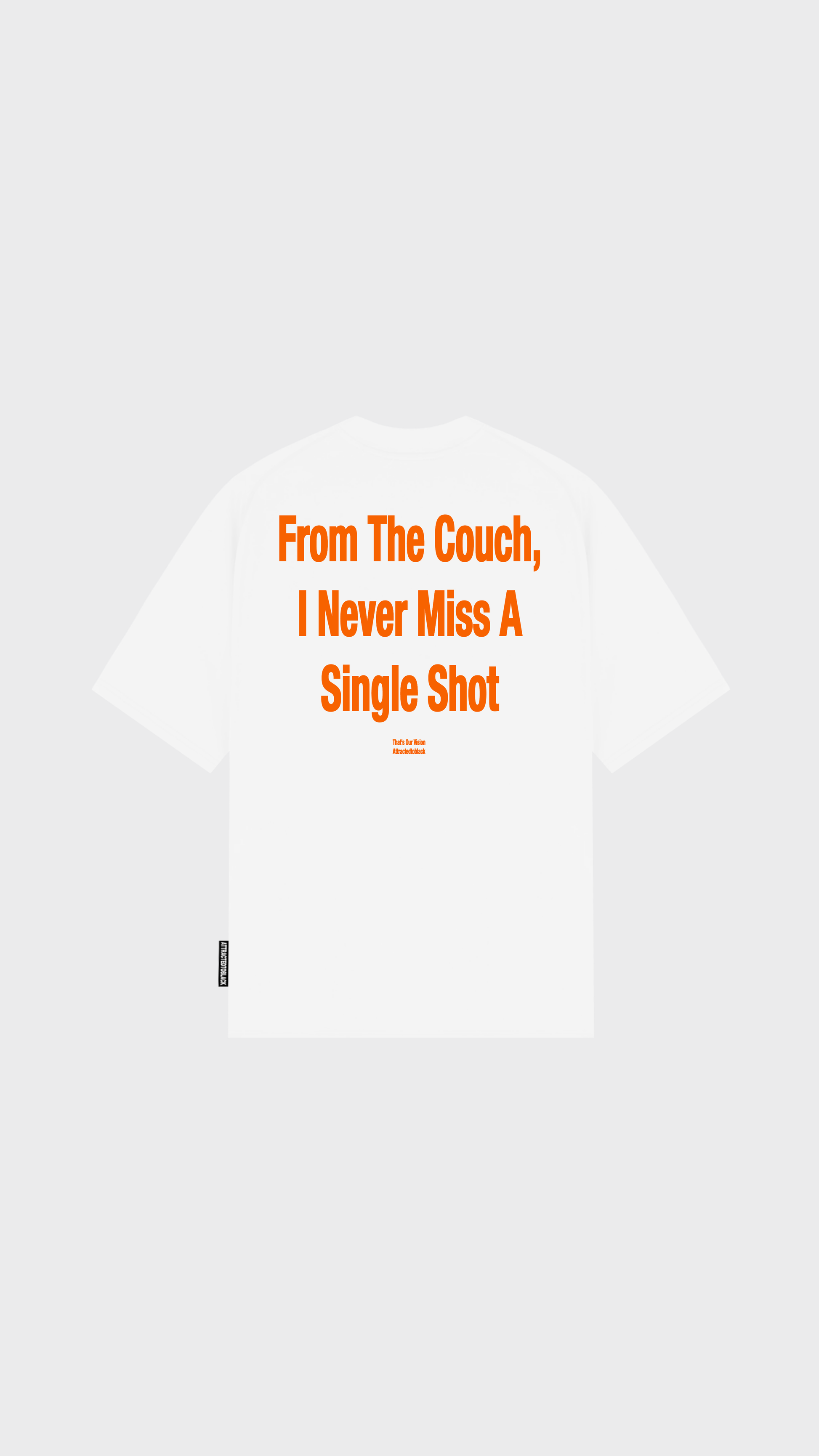 The Couch Oversized Tee - Attractedtoblack