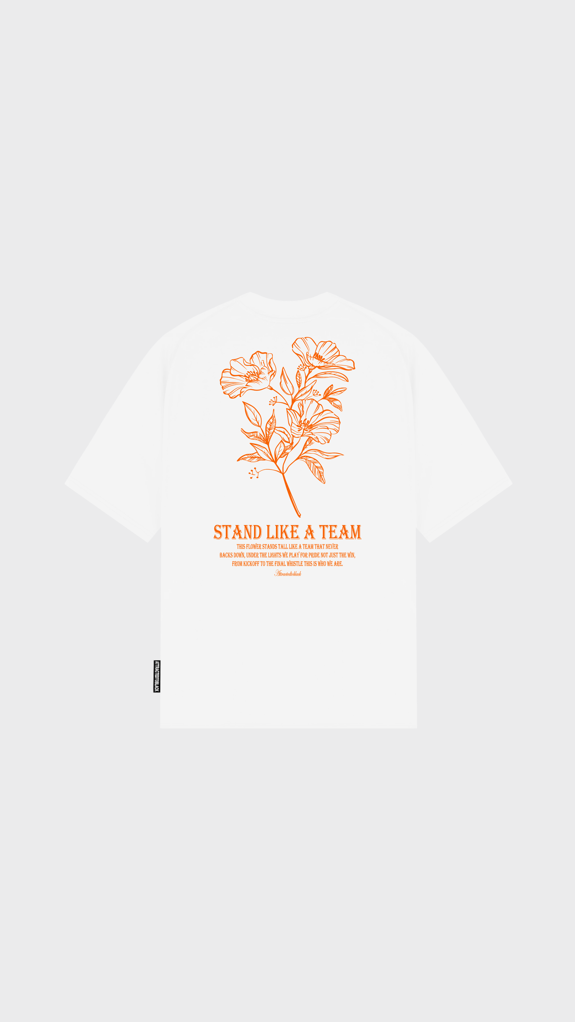 The Stand Like Oversized Tee - Attractedtoblack