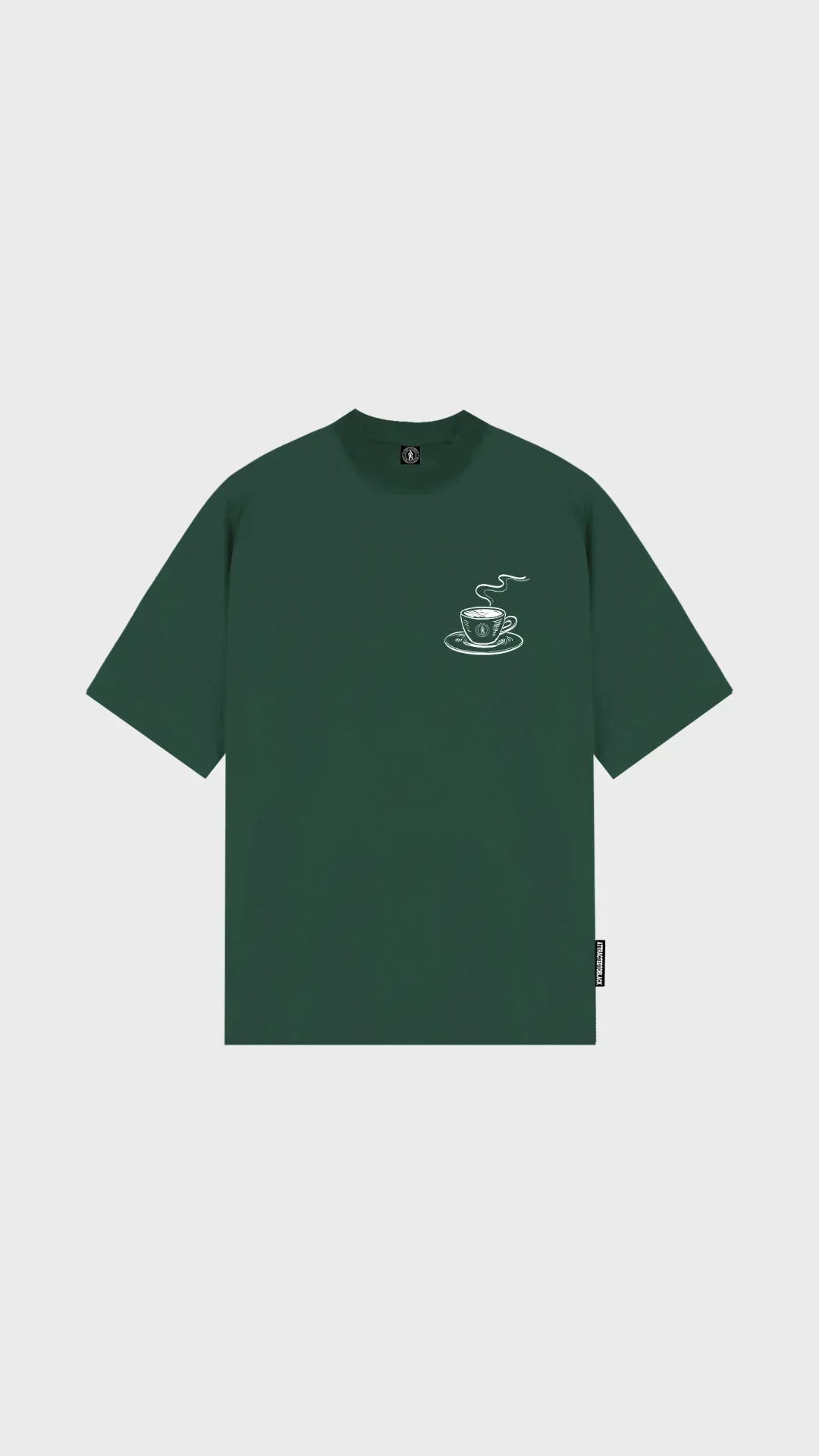 The Coffee Club Oversized Tee - Attractedtoblack