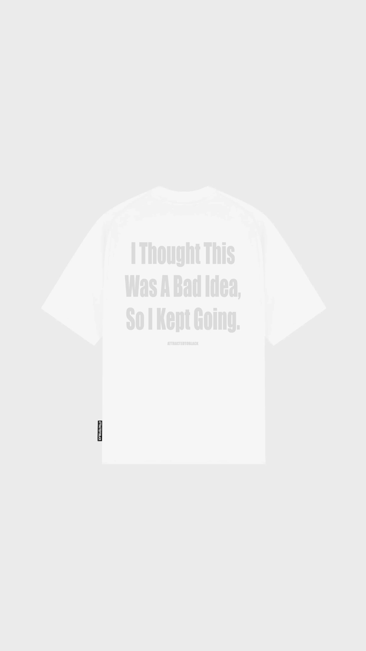 The Wrong Choice Oversized Tee - Attractedtoblack