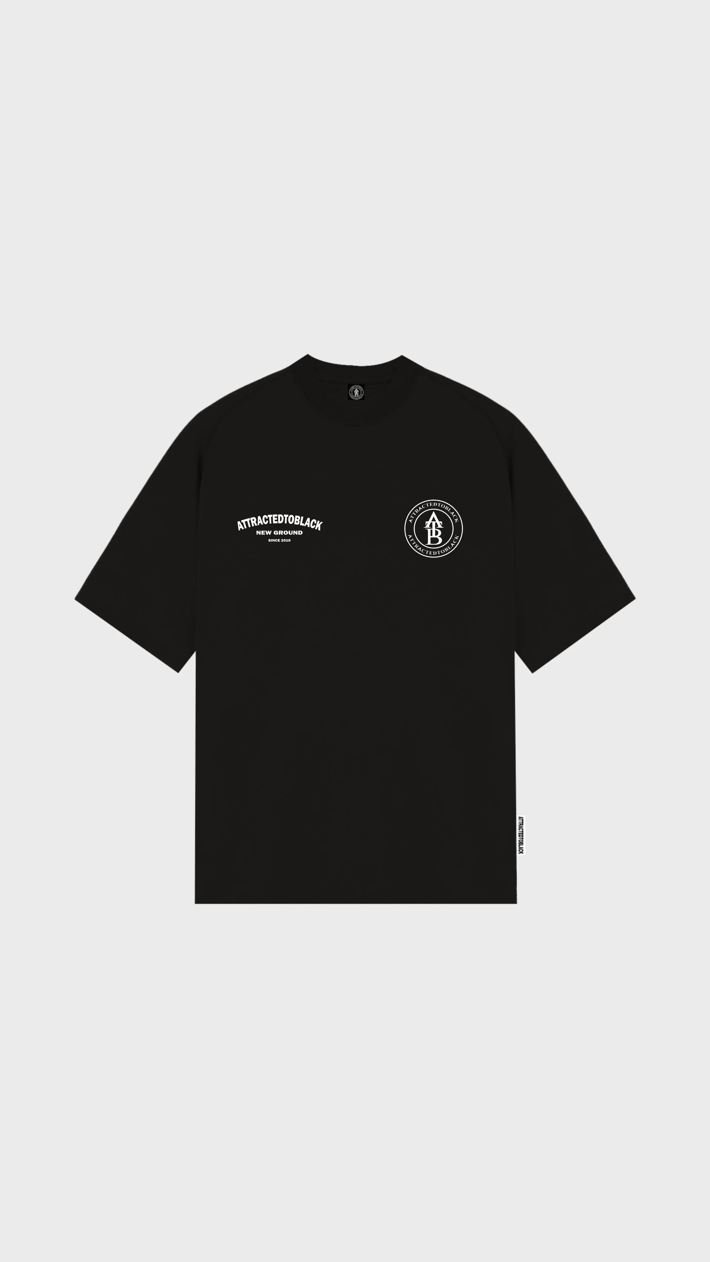 The Fresh Start Curve Oversized Tee - Attractedtoblack