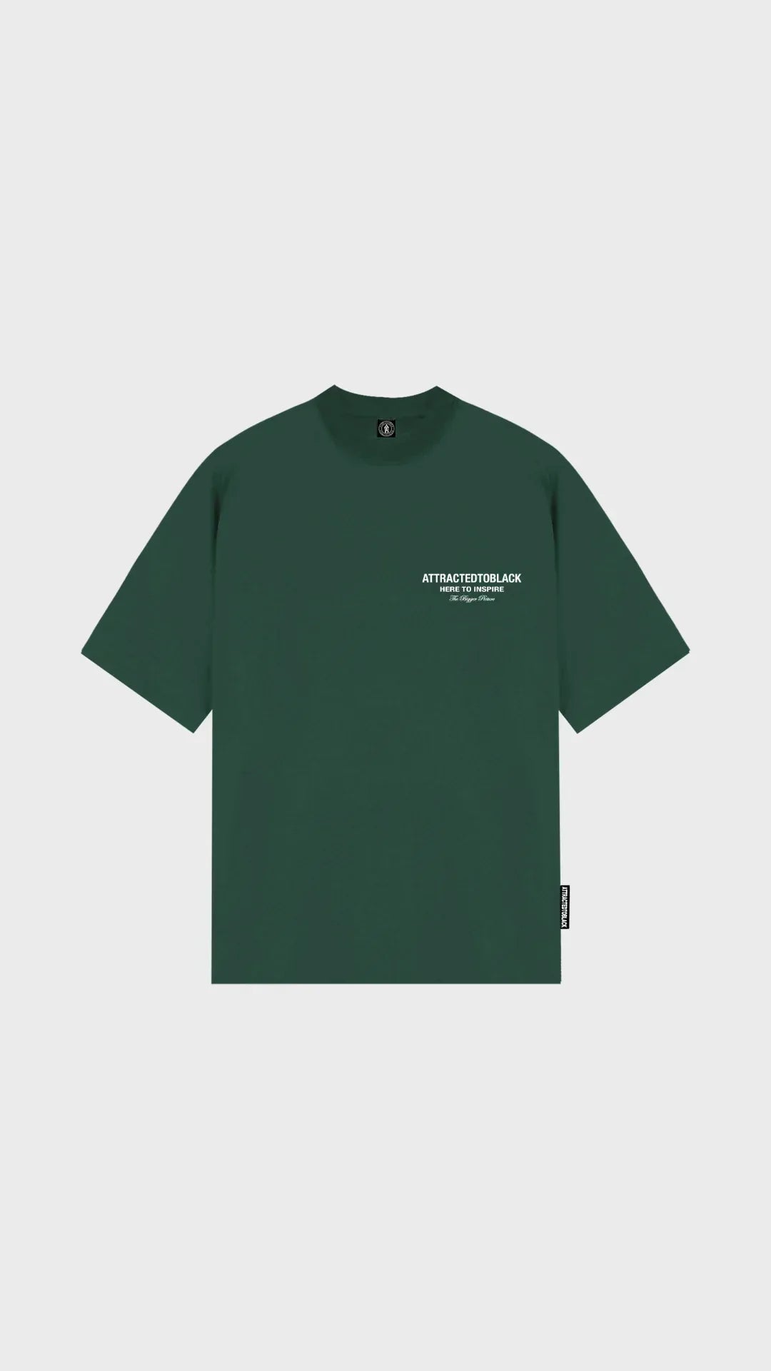 The Inspirator Oversized Tee - Attractedtoblack