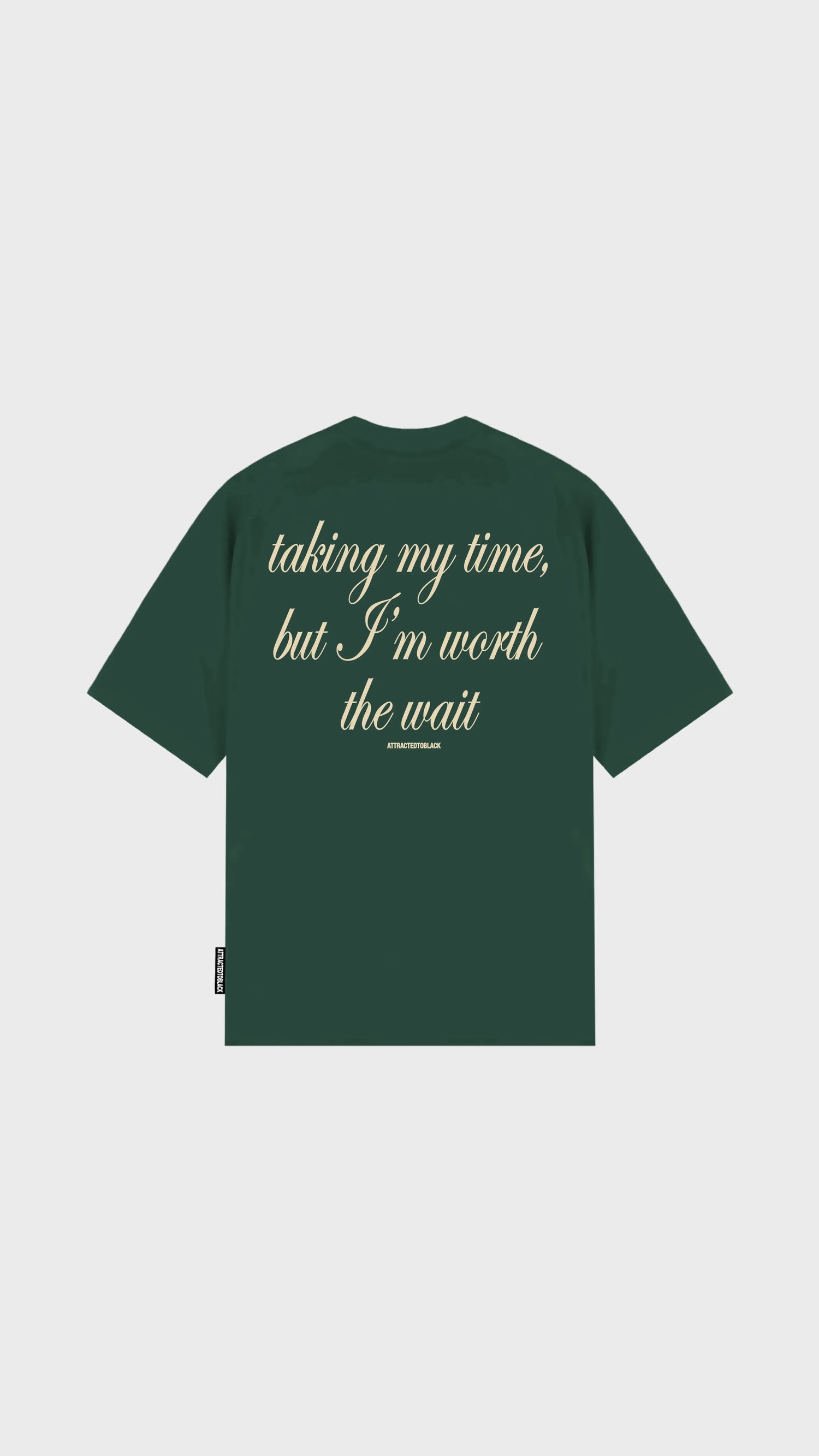 The Worth Oversized Tee - Attractedtoblack